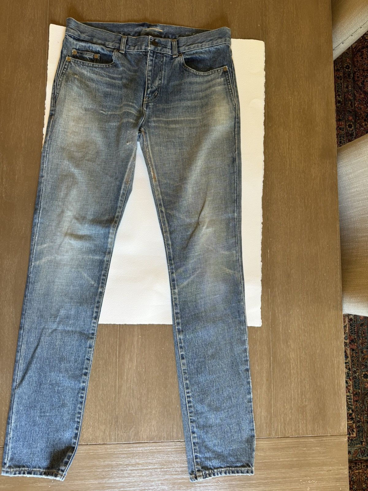 Saint Laurent Paris D02 Jeans Size US 31 - 1 Thumbnail