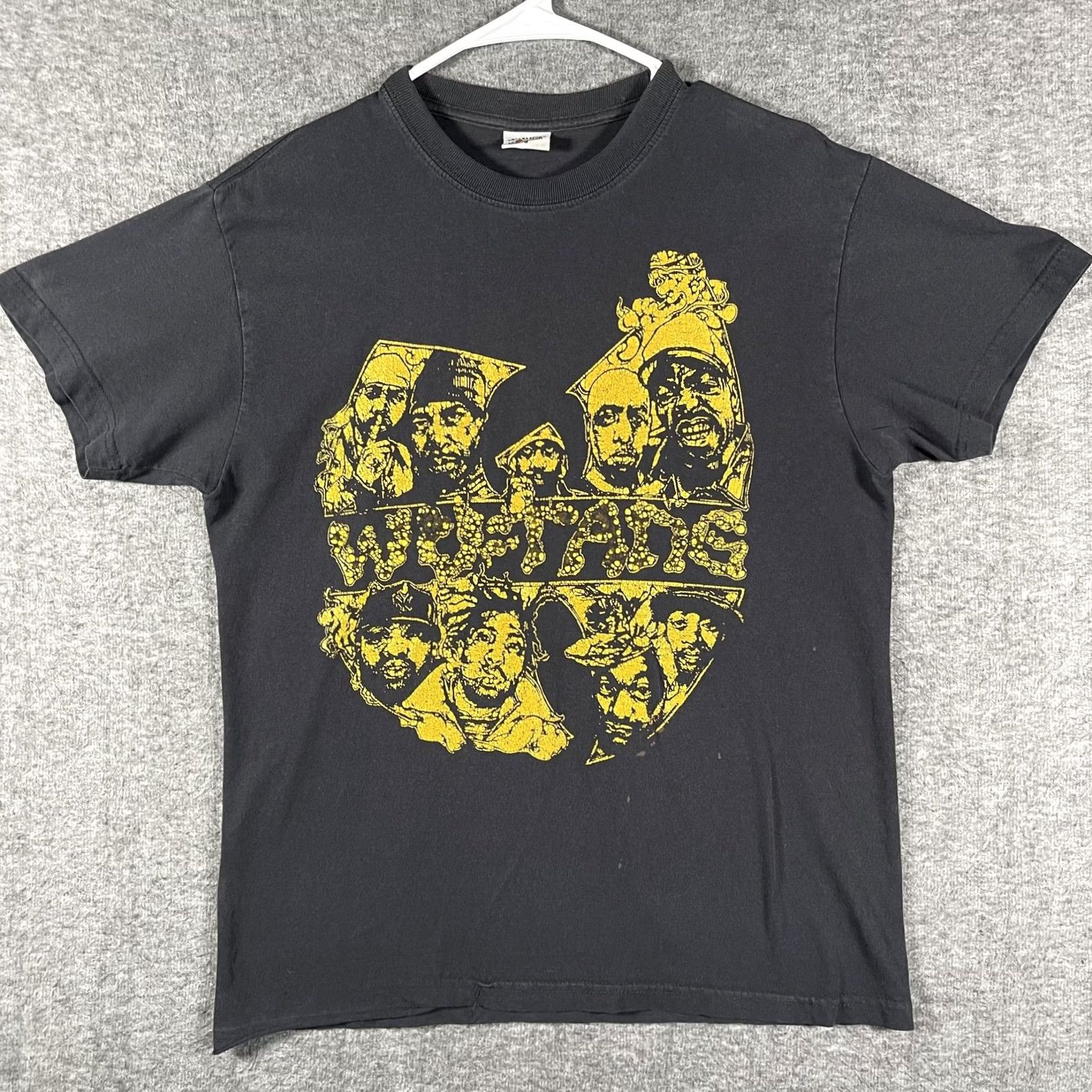 Vintage Wu-Tang Clan Ariarisport Shirt Mens Small Black Hip Hop Graphic Tee Size US S / EU 44-46 / 1 - 2 Thumbnail