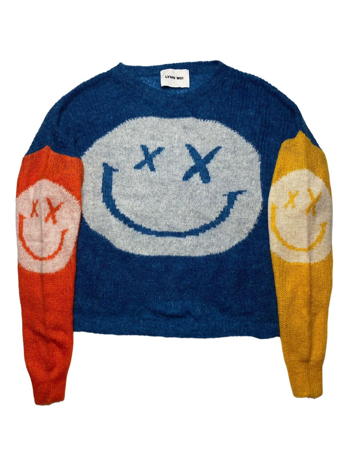 Japanese Brand LYN WEI - Mohair Knitted Top Size US L / EU 52-54 / 3 - 6 Thumbnail