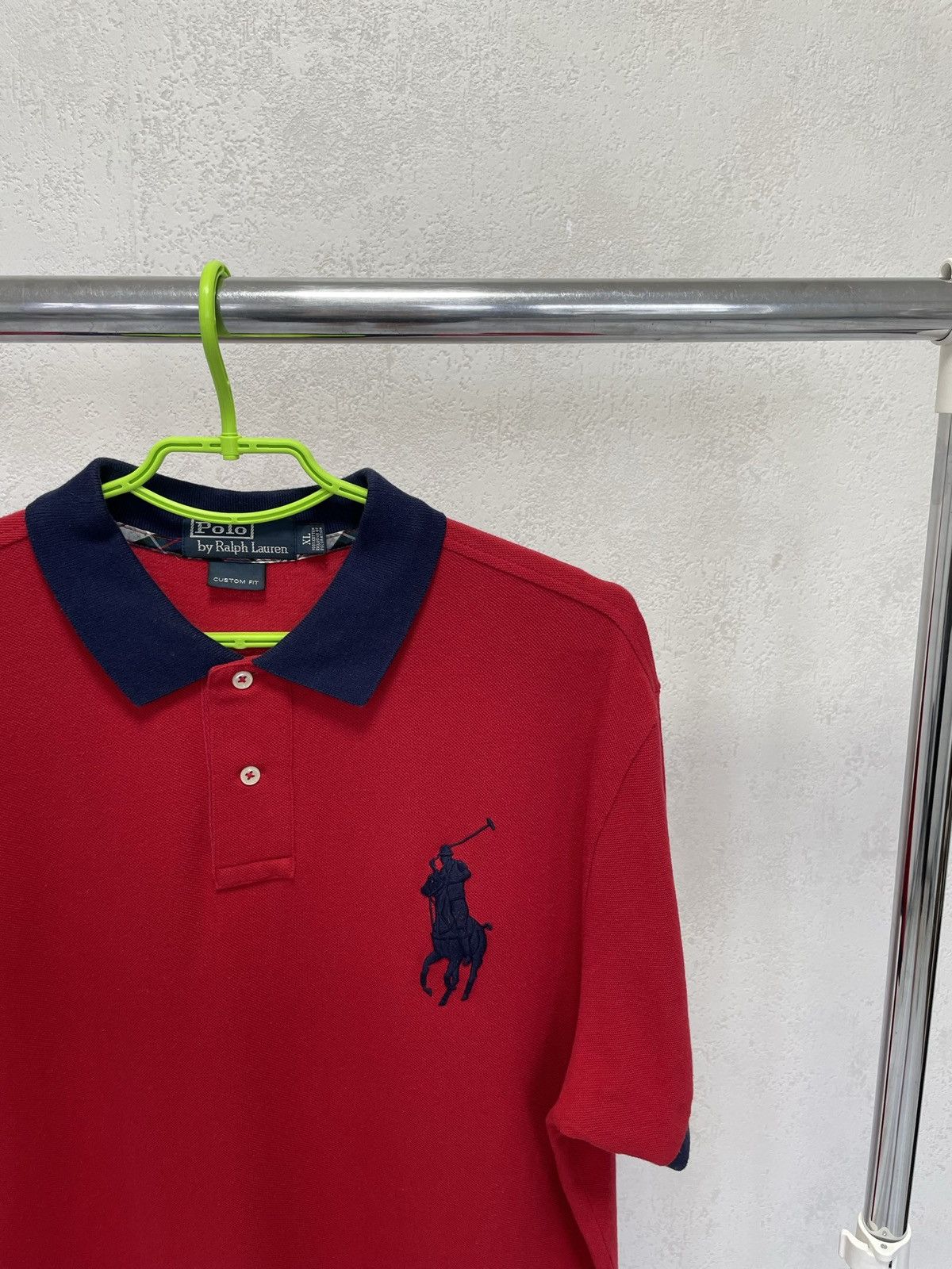Polo Ralph Lauren × Ralph Lauren × Vintage Vintage Y2K Polo Ralph Lauren Polo Shirt Big Pony Logo Size US XL / EU 56 / 4 - 2 Thumbnail