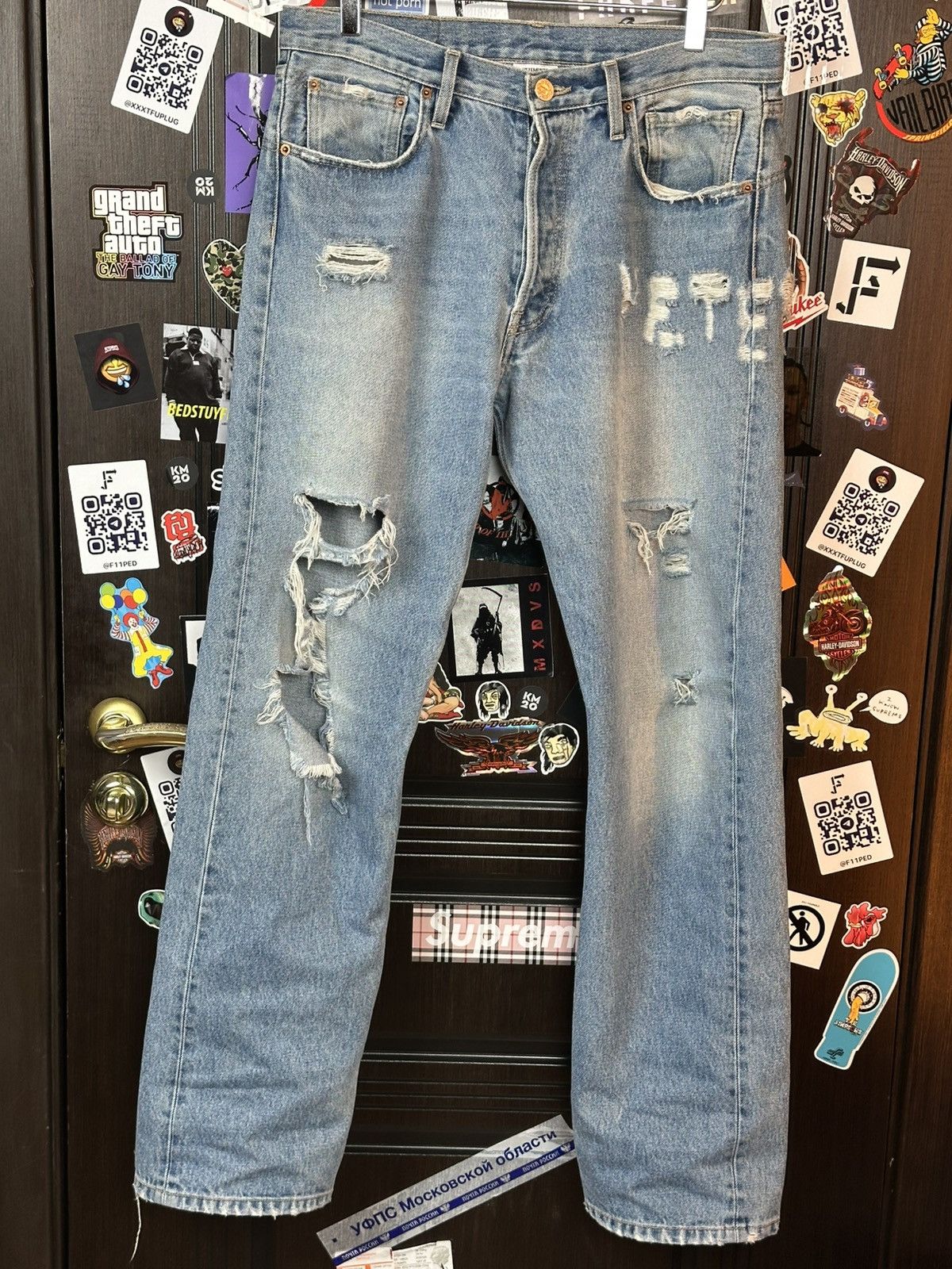 Vetements FW19 VETEMENTS ANARCHY DENIM Size US 32 / EU 48 - 2 Thumbnail