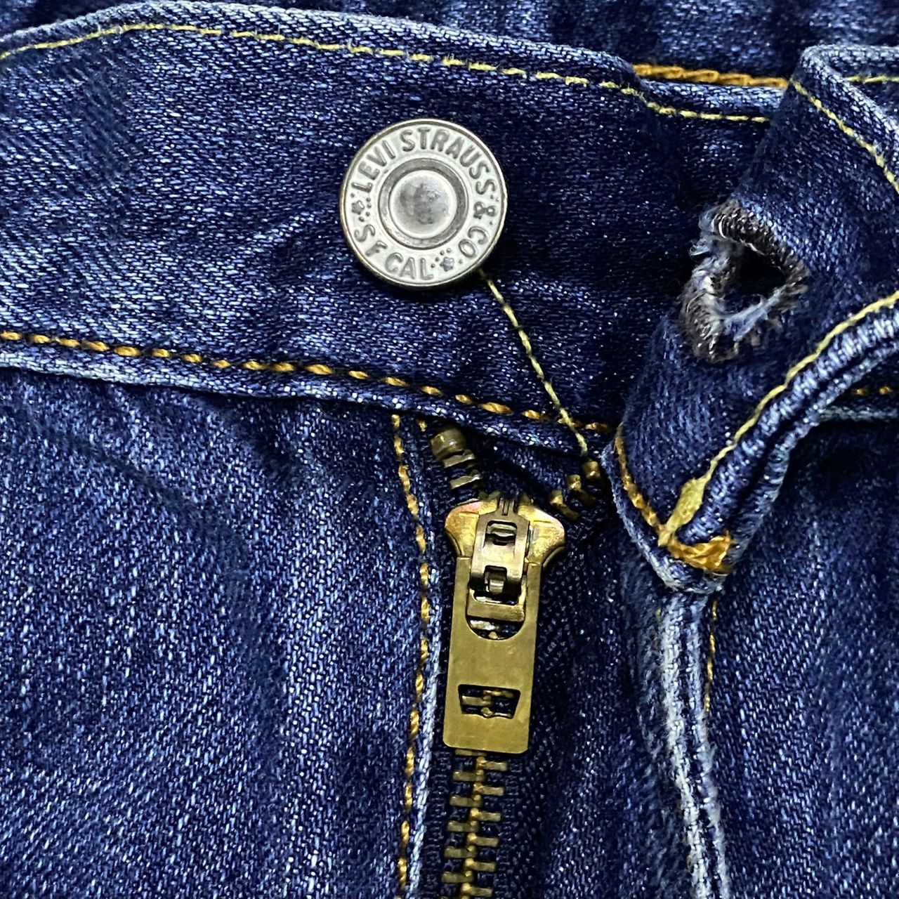 If Six Was Nine 💥Vintage Levis 503 Distressed Denim Kurt Cobain Style Size US 33 - 15 Thumbnail