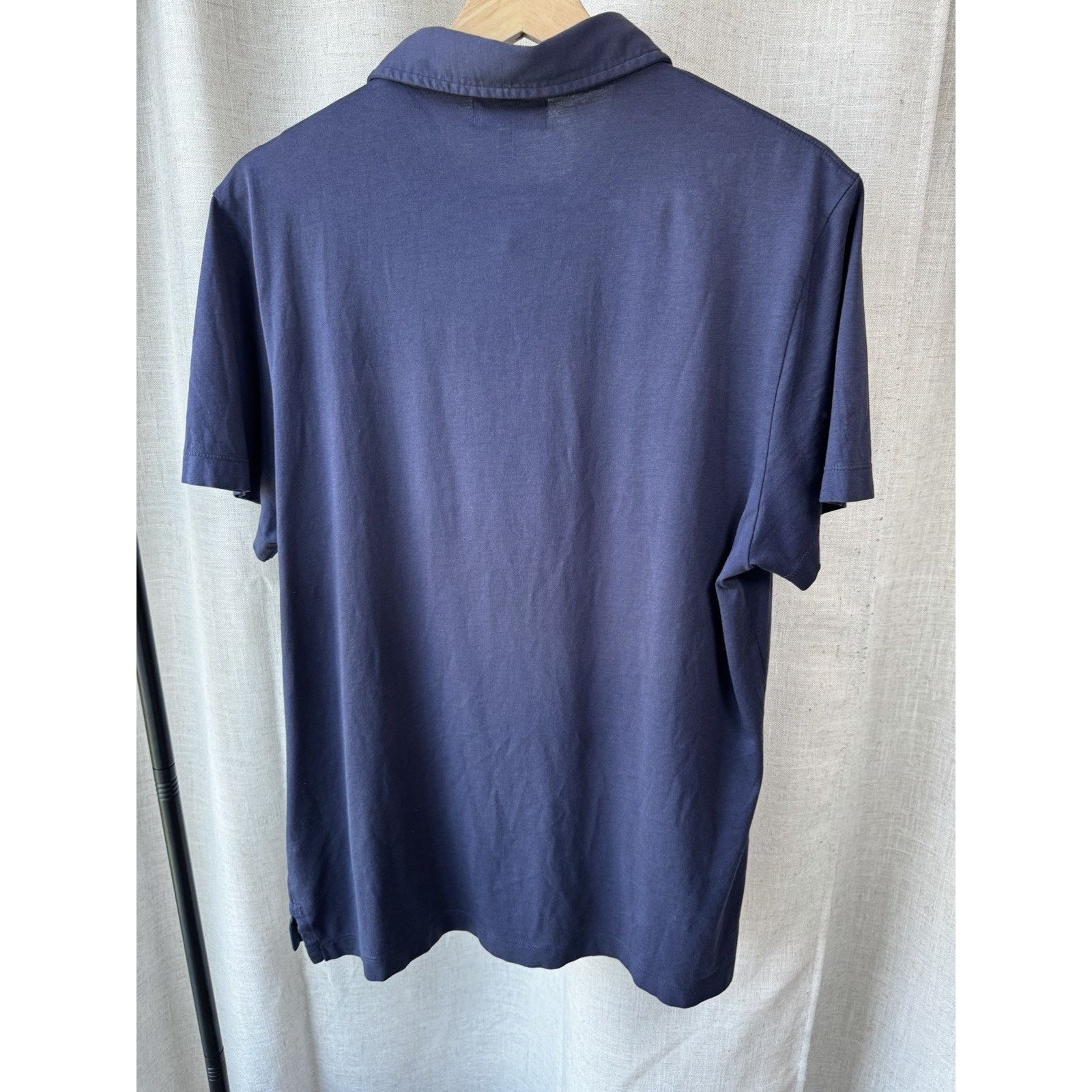 Hickey Freeman Hickey Freeman Navy Pima Cotton Polo (M) Size US M / EU 48-50 / 2 - 2 Thumbnail
