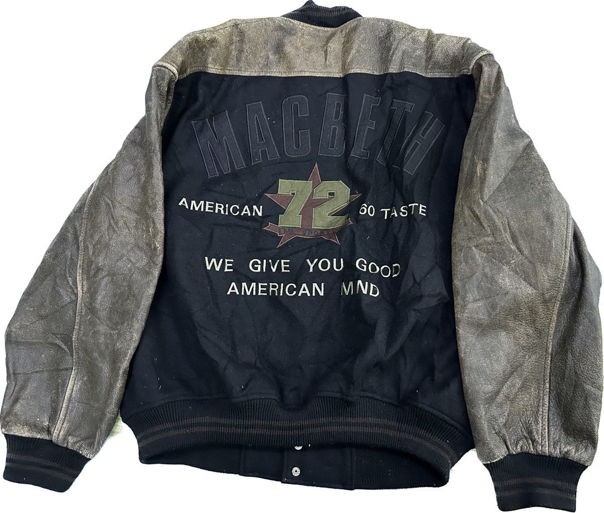 Macbeth Vtg Macbeth American Trad Club Varsity Leather/Wool Jacket Size US L / EU 52-54 / 3 - 10 Thumbnail