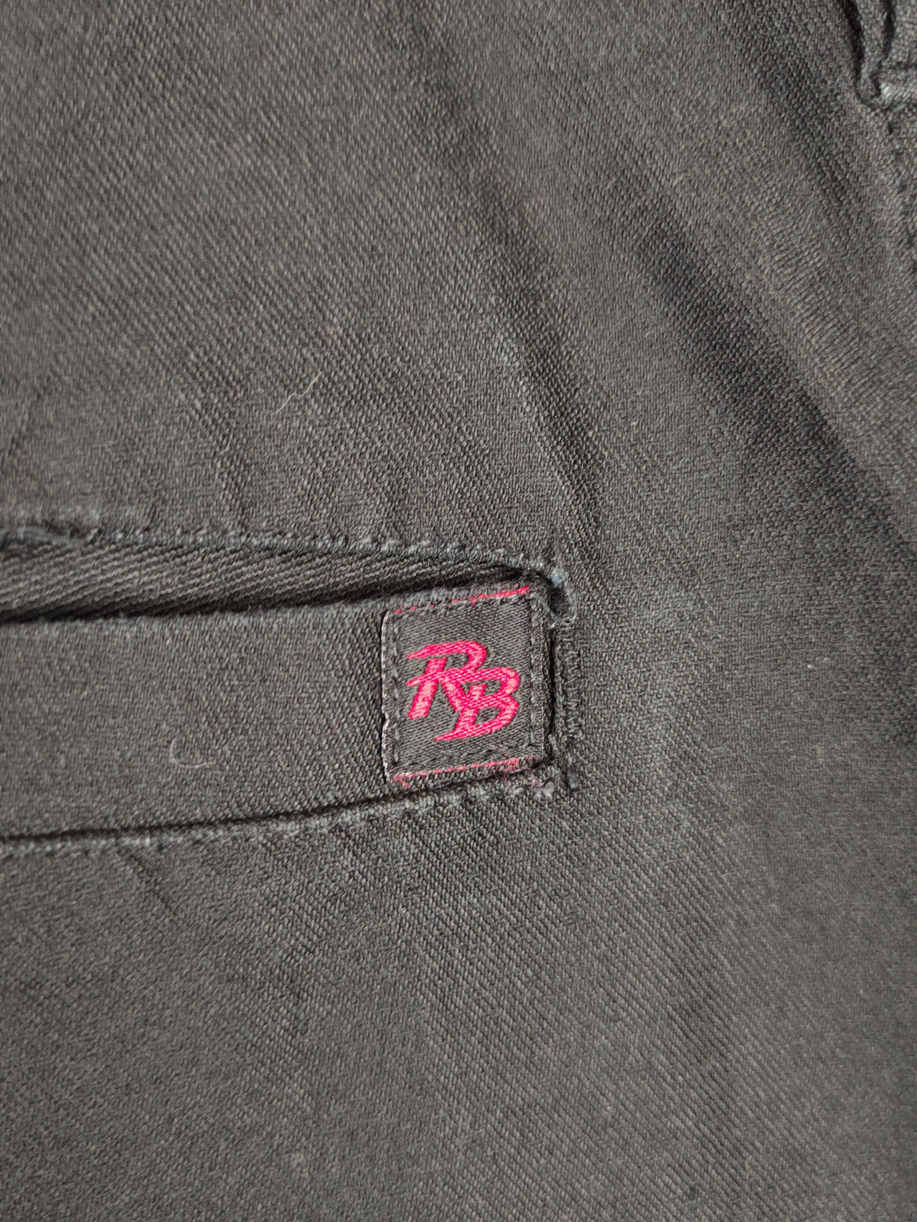 Japanese Brand Real Base Black Multipocket Tactical Cargo Pants #S1820 Size US 32 / EU 48 - 12 Thumbnail