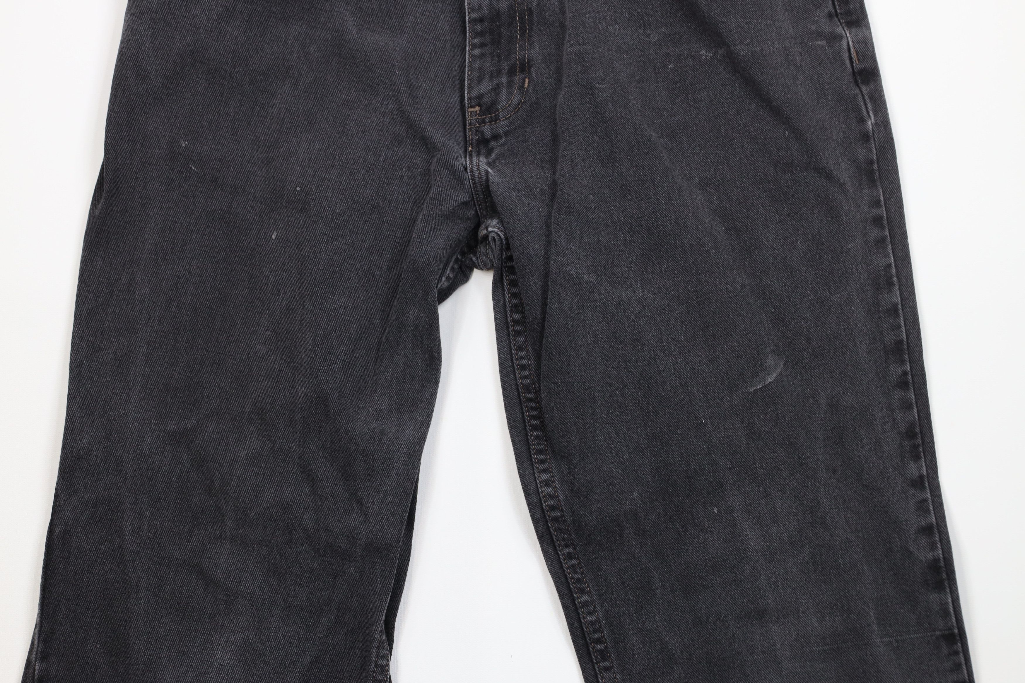 Tommy Hilfiger Vintage 90s Tommy Hilfiger Spell Out Wide Leg Denim Jeans Size US 33 - 3 Thumbnail