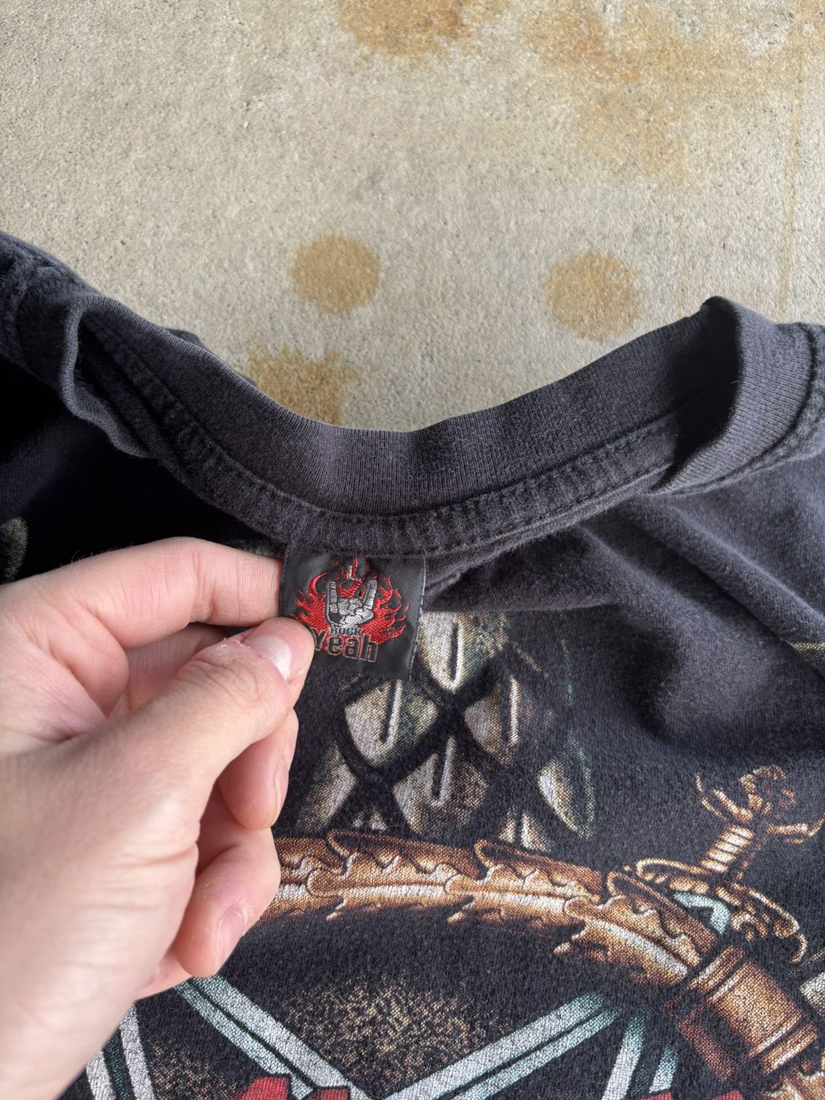 Other Vintage 90s Slayer Faded Black Metal Grunge Thai Tee Size US L / EU 52-54 / 3 - 4 Thumbnail