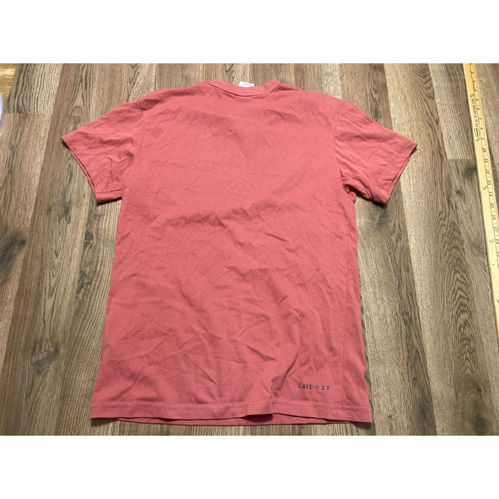 Nike Nike Shirt Mens XS Red Short Sleeve Logo Print Dri Fit T-Shirt Size US XS / EU 42 / 0 - 2 Thumbnail