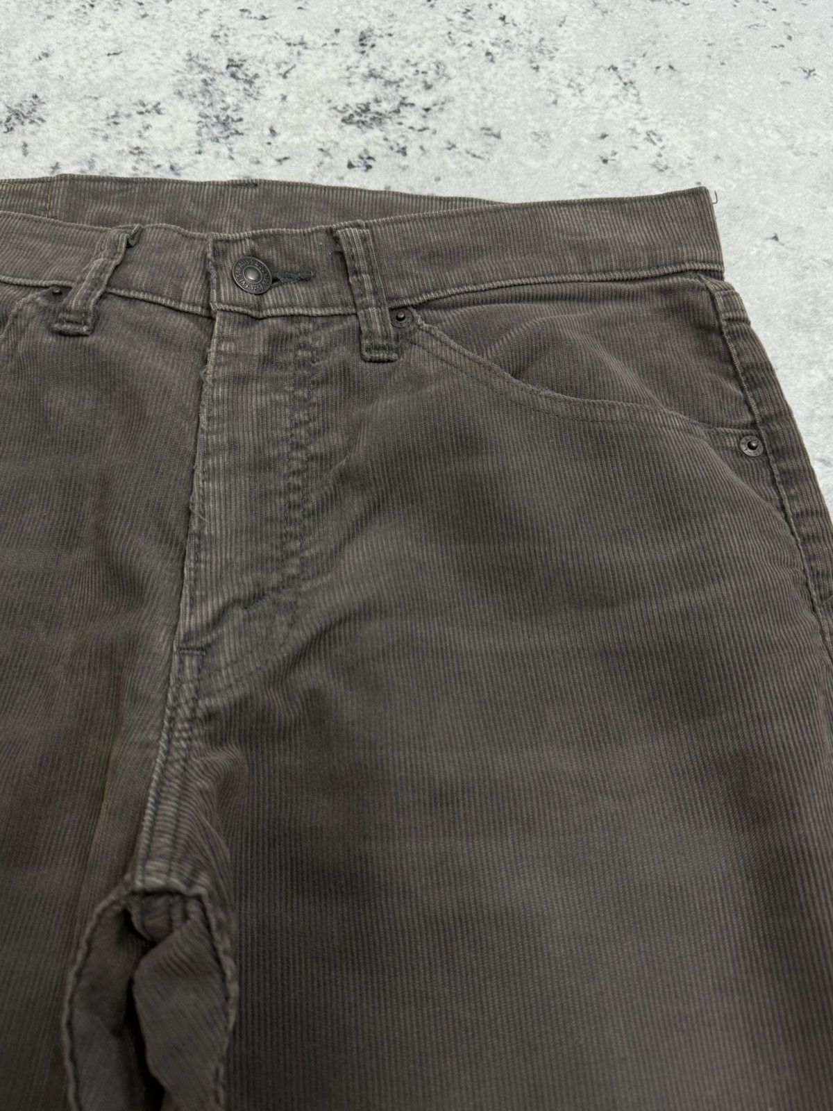 Levi's Vintage Levi’s 517 Grey Corduroy Bootcut Flared Pants Size US 31 - 5 Thumbnail