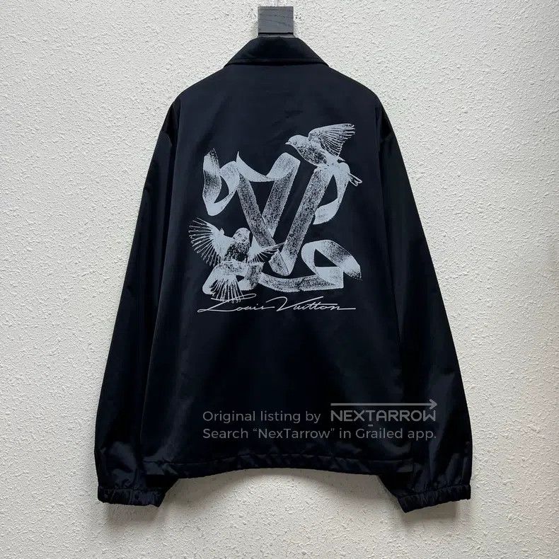 Louis Vuitton Louis Vuitton 23 FW Dove Silk Coach Jacket Size US L / EU 52-54 / 3 - 2 Thumbnail