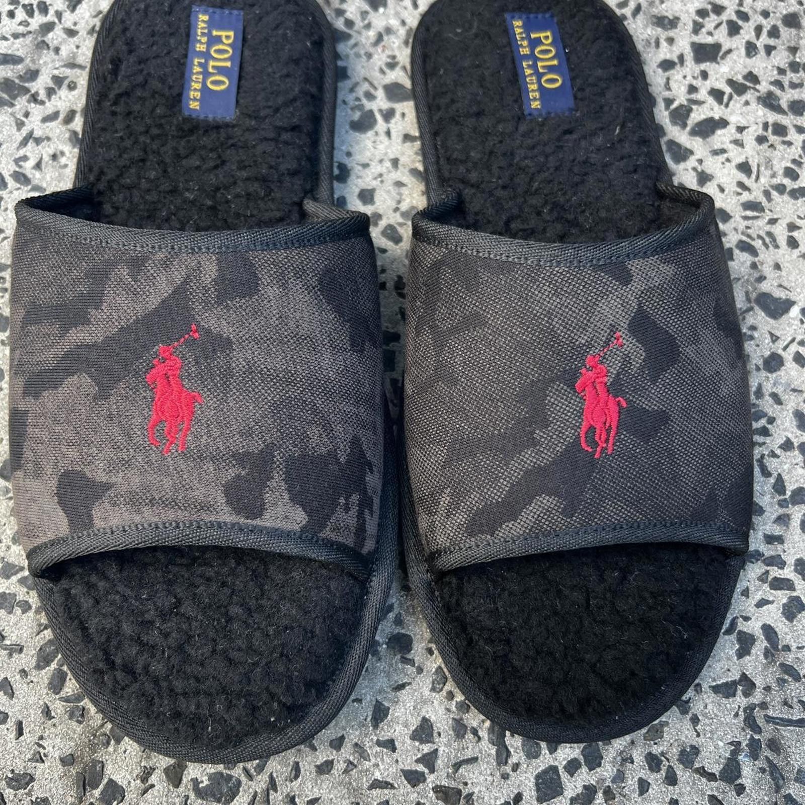 Lauren Ralph Lauren Ralph Lauren Men's Black Slides Size US 9 / EU 42 - 3 Thumbnail