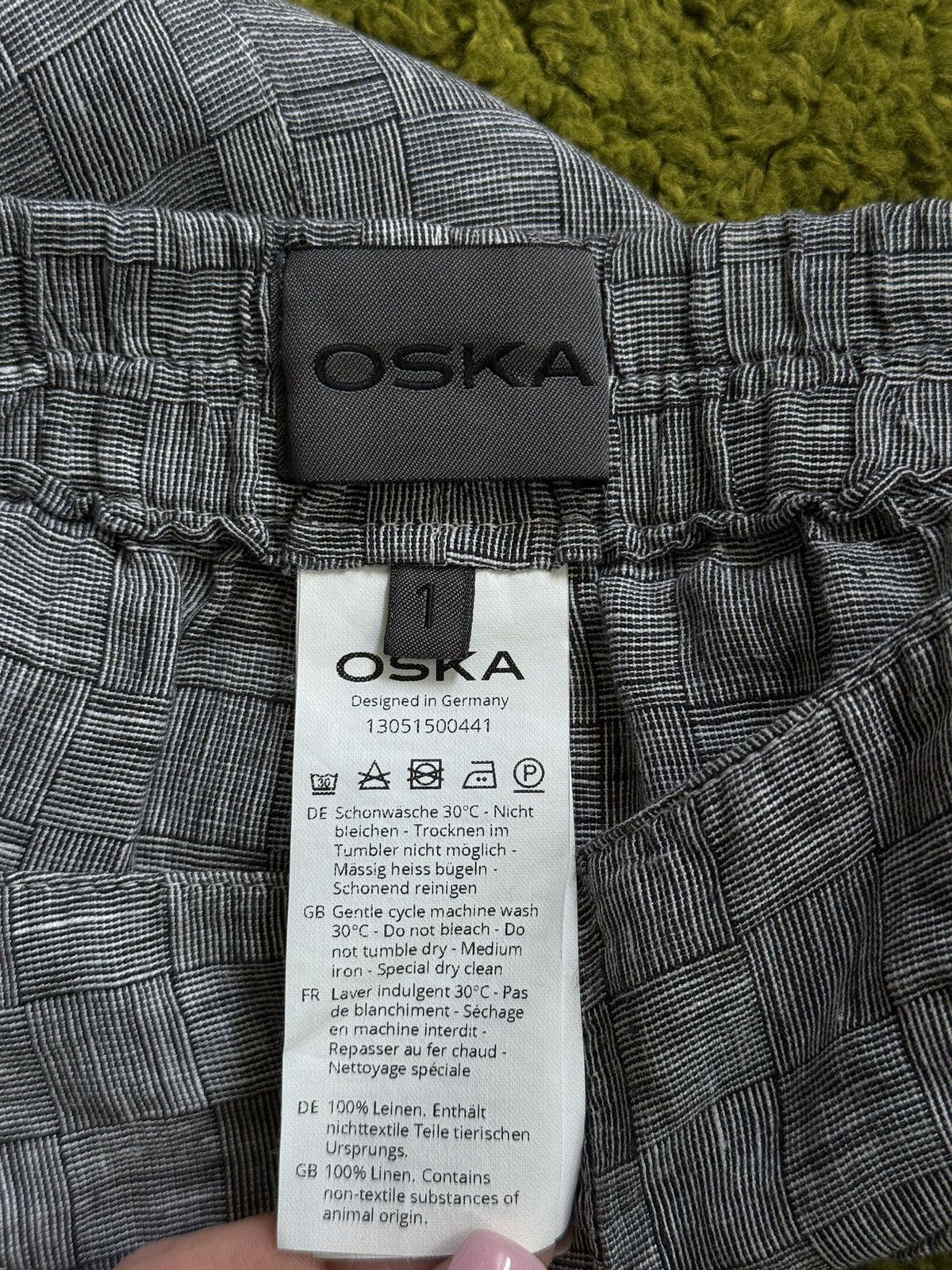 OSKA Oska 100% linen wide leg barrel baggy fit parachute pants Size 27" / US 4 / IT 40 - 5 Thumbnail