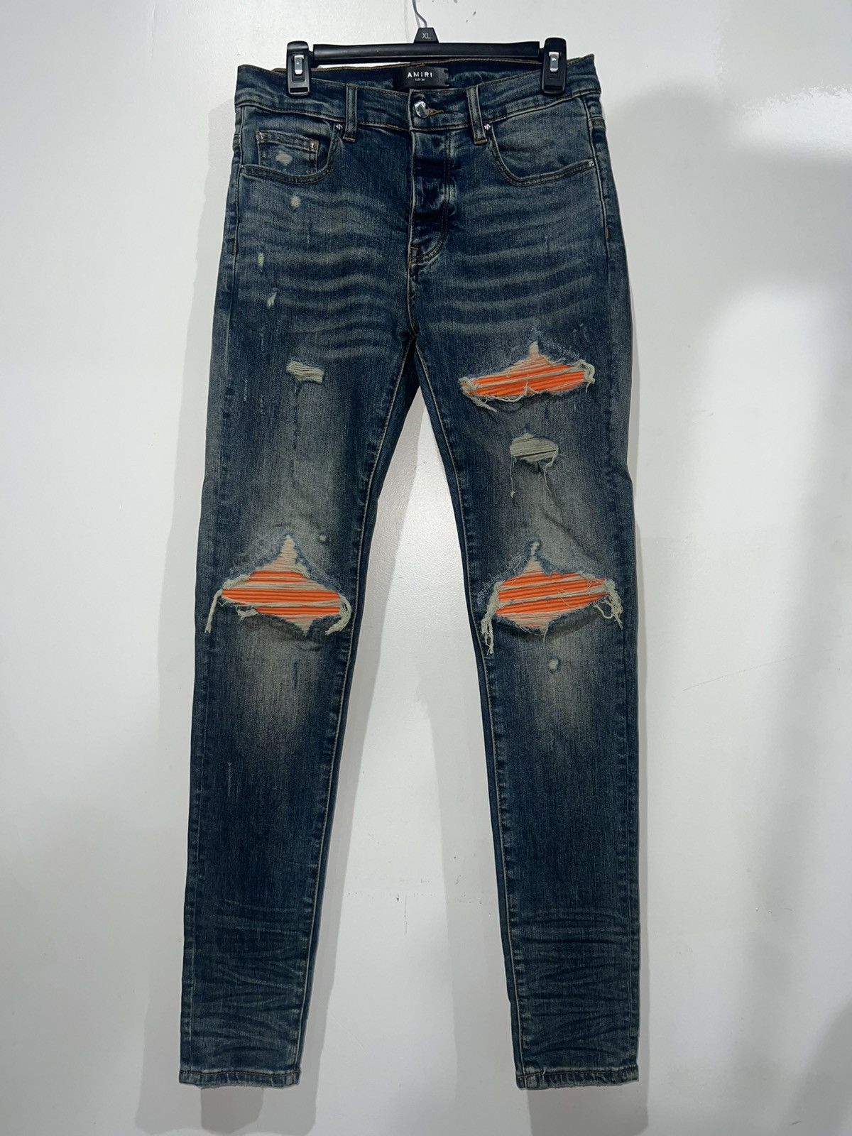 Amiri MX1 Orange leather