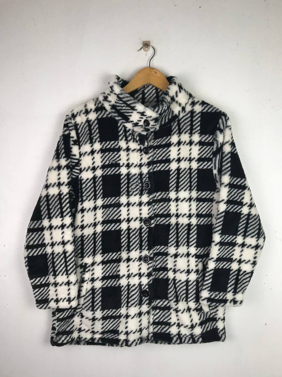 Japanese Brand × Vintage Very Rare Fleece Full Button Ups Size US M / EU 48-50 / 2 - 1 Thumbnail