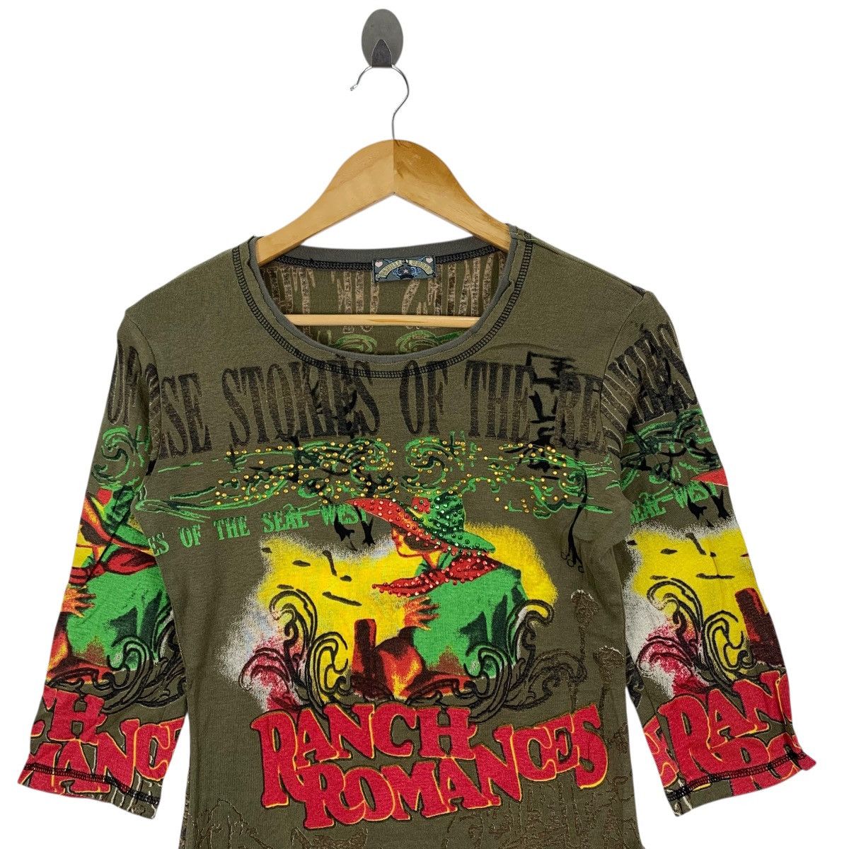 Japanese Brand RANCH ROMANCES By Vanilla Sugar Books Japanese Brand Shirt Size XS / US 0-2 / IT 36-38 - 2 Thumbnail