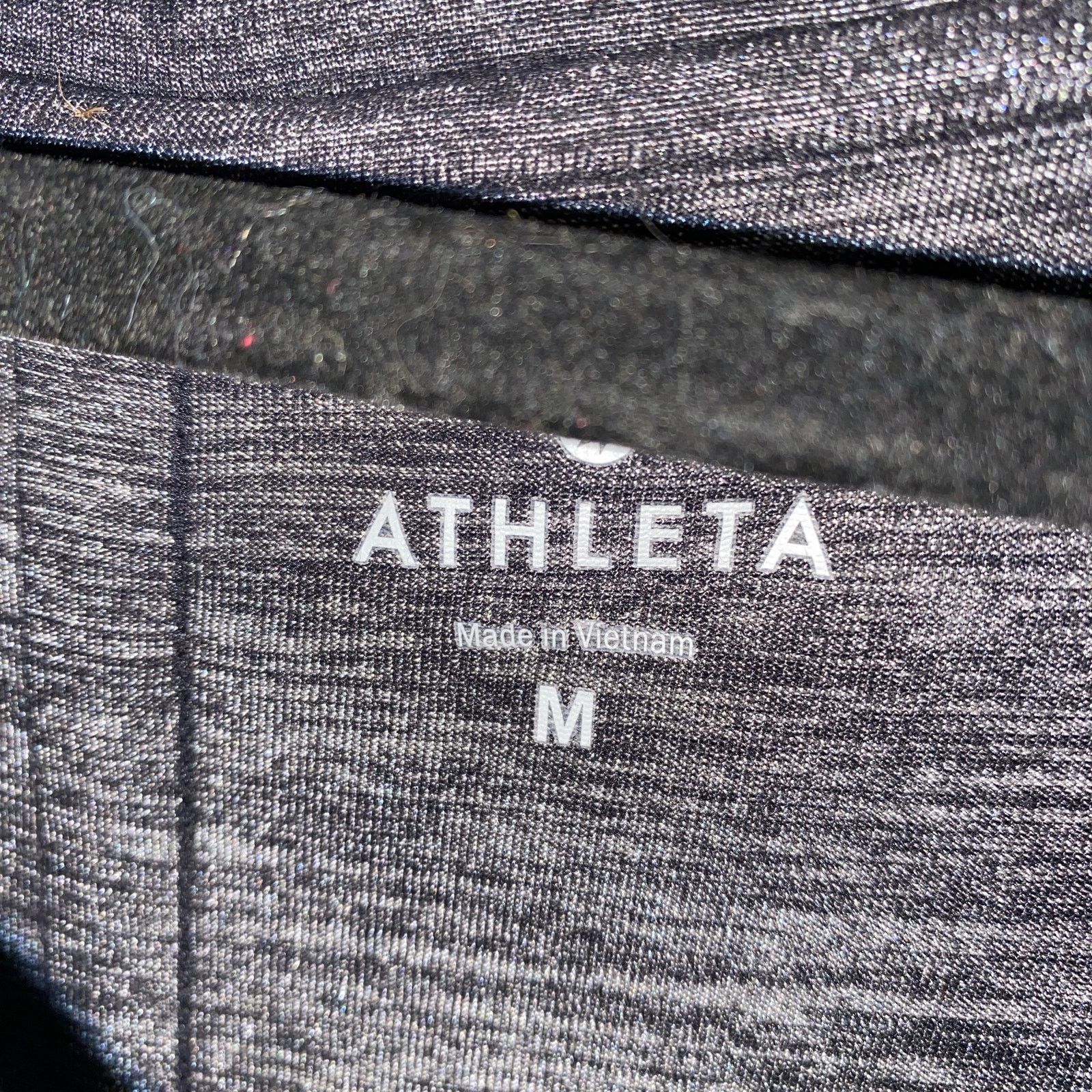 Athleta Athleta Odyssey Heathered Gray Split-Back Top Medium Size M / US 6-8 / IT 42-44 - 5 Thumbnail