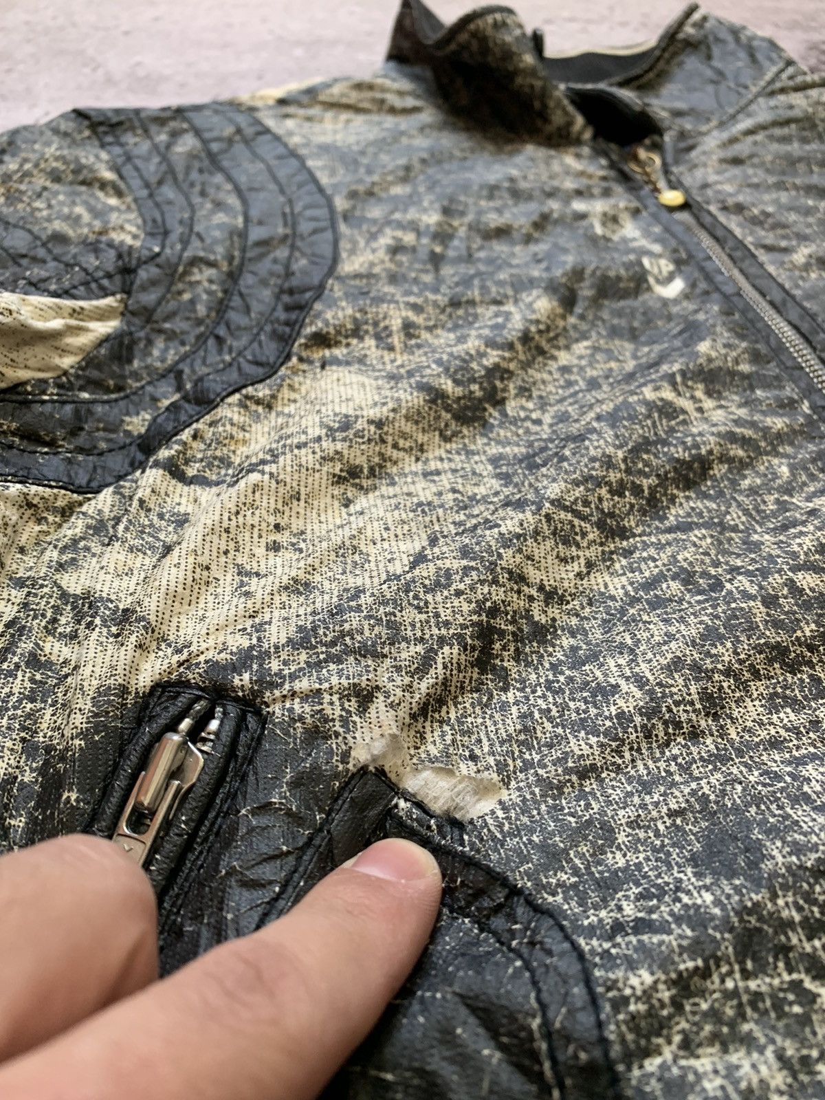 Diesel × Diesel Black Gold × Vintage Diesel Project 78 Garment Bomber jacket military Size US L / EU 52-54 / 3 - 7 Thumbnail