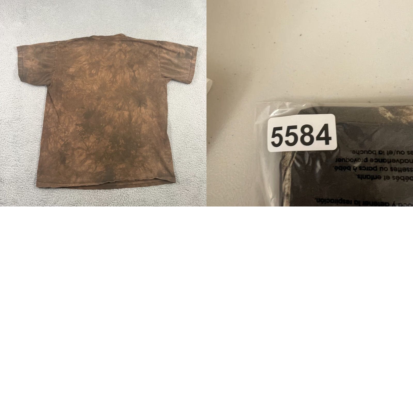 The Mountain VINTAGE The Mountain Bear Shirt L Brown Tie Dye Crew Neck Short Sleeve Logo Graphic Print Men’s Regular Fit USA Bears Wildlife Art Size US L / EU 52-54 / 3 - 8 Thumbnail
