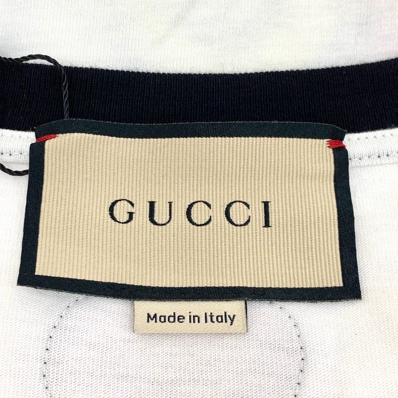 Gucci Gucci Beige letter sequin cotton short-sleeved T-shirt 2505 Size US M / EU 48-50 / 2 - 6 Thumbnail
