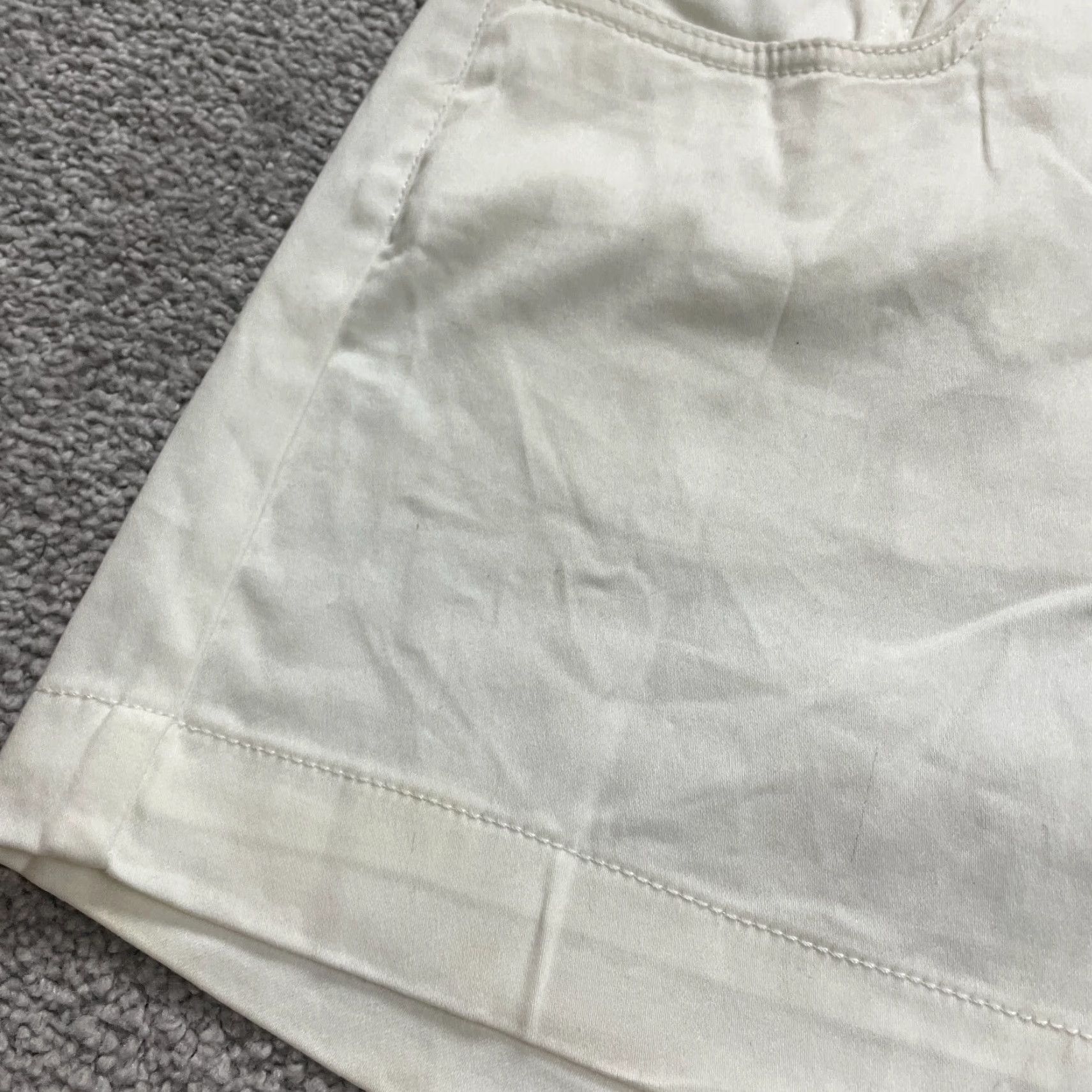 Vintage Miss Demeanor+ Womens Bermuda Shorts 14 White Mid Rise Stretch Cotton Casual NWT Size 36" / US 14 / IT 50 - 5 Thumbnail