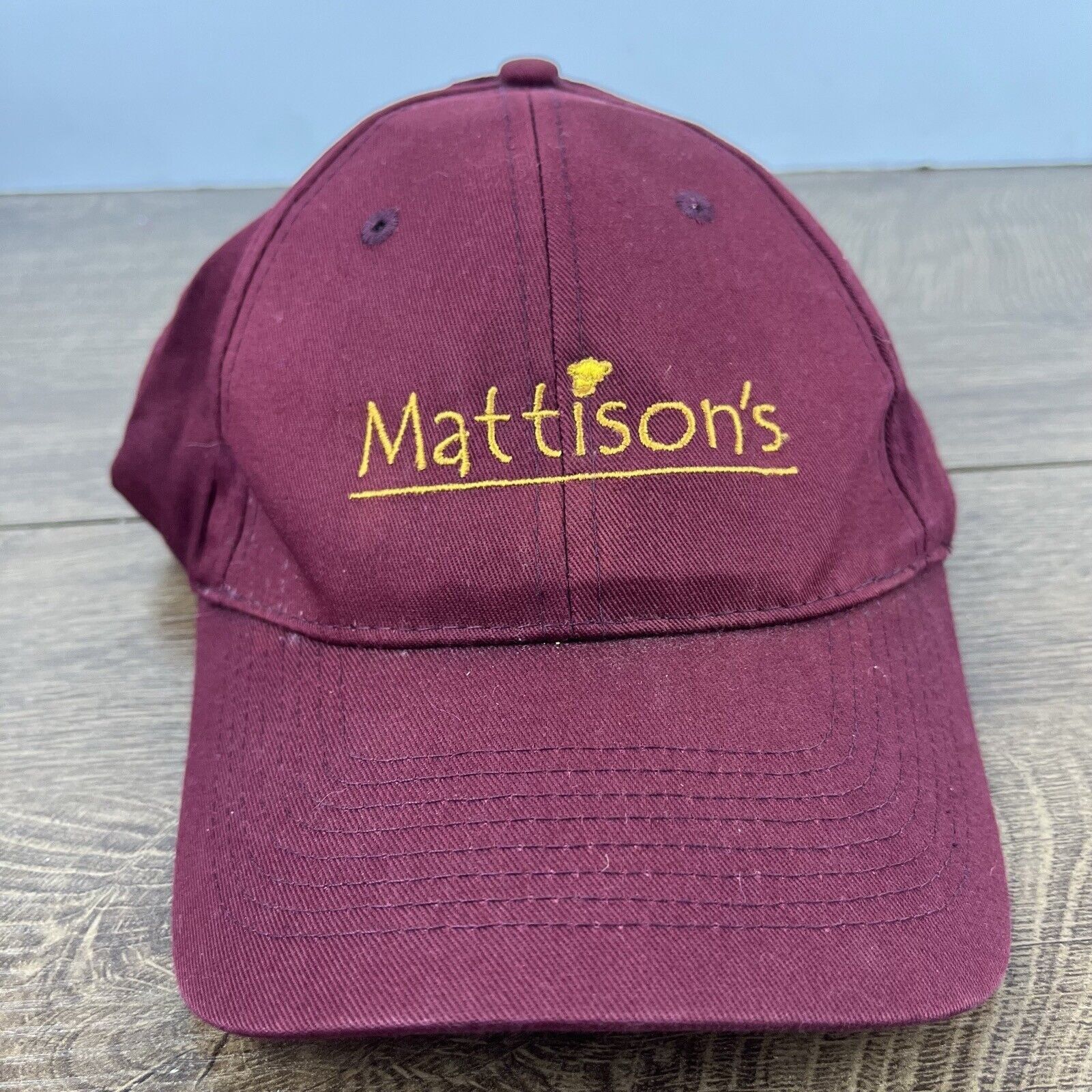 Other Mattisons Hat Red Cap Adjustable Hat Red Adult Fit Hat Size ONE SIZE - 3 Thumbnail