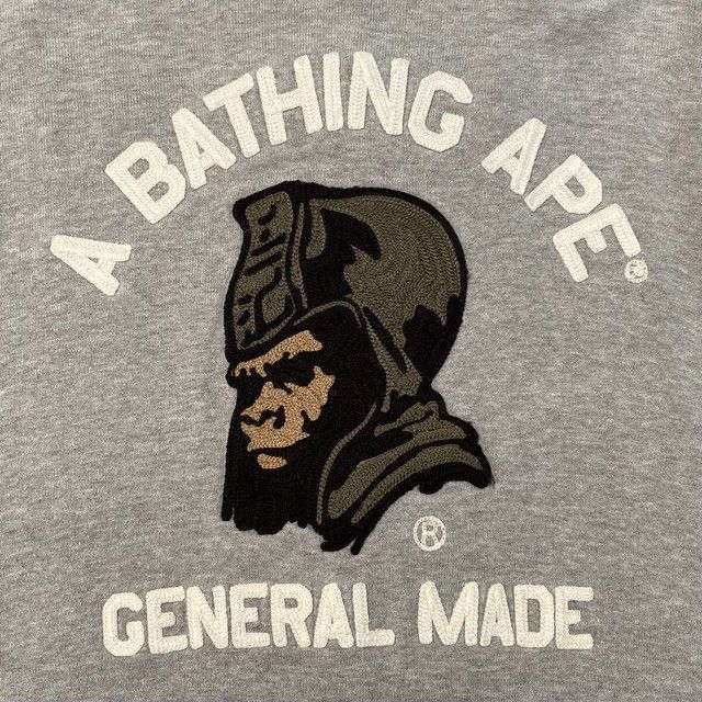 Bape BAPE General Embroidered Sweat Varsity Jacket a bathing ape Size US L / EU 52-54 / 3 - 5 Thumbnail