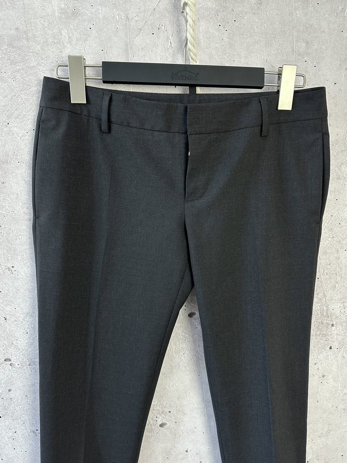 Dsquared2 D2 Dsquared2 Grey Wool Ankle Zip Made in Italy Pants Size 27" / US 4 / IT 40 - 2 Thumbnail