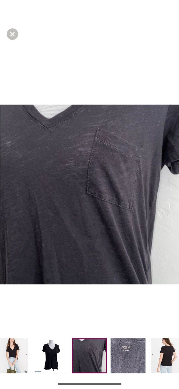 Madewell Madewell small black whisper tee Size S / US 4 / IT 40 - 3 Thumbnail