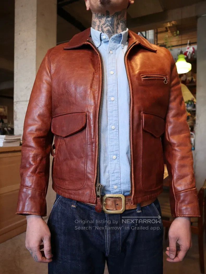 Schott Schott 1996 Ma skin U63 leather jacket Size US XS / EU 42 / 0 - 4 Thumbnail