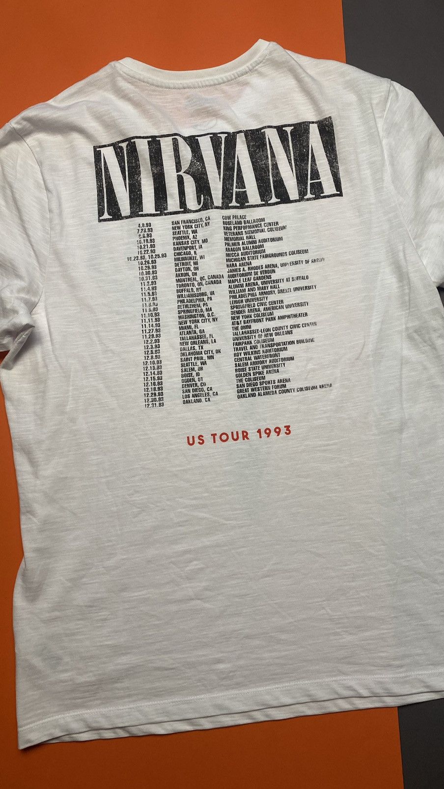 Nirvana Nirvana tour 1993 t-shirt Size US M / EU 48-50 / 2 - 6 Thumbnail