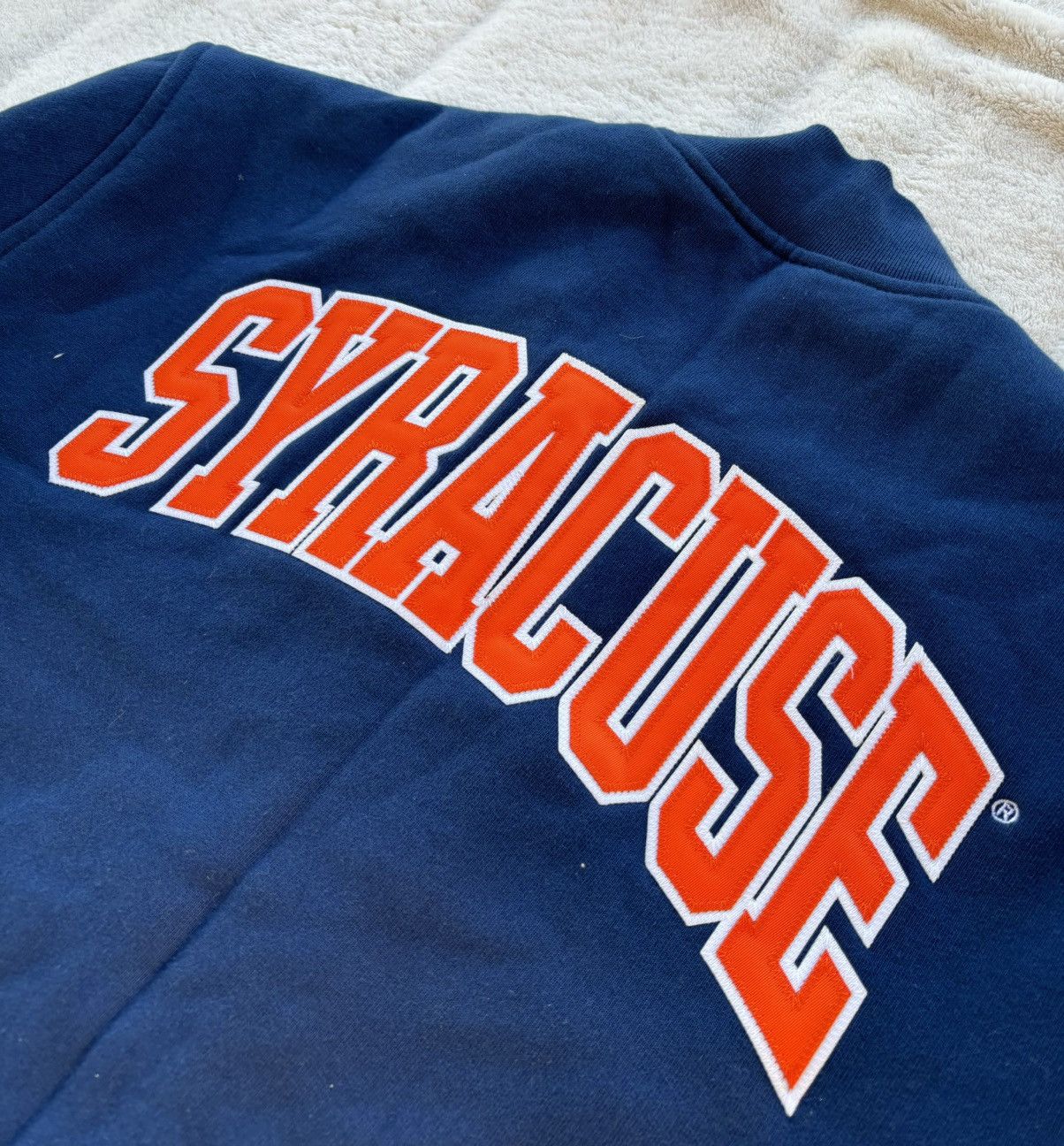 October's Very Own OVO x Oranges Blue Fleece Varsity Jacket Size US L / EU 52-54 / 3 - 5 Thumbnail