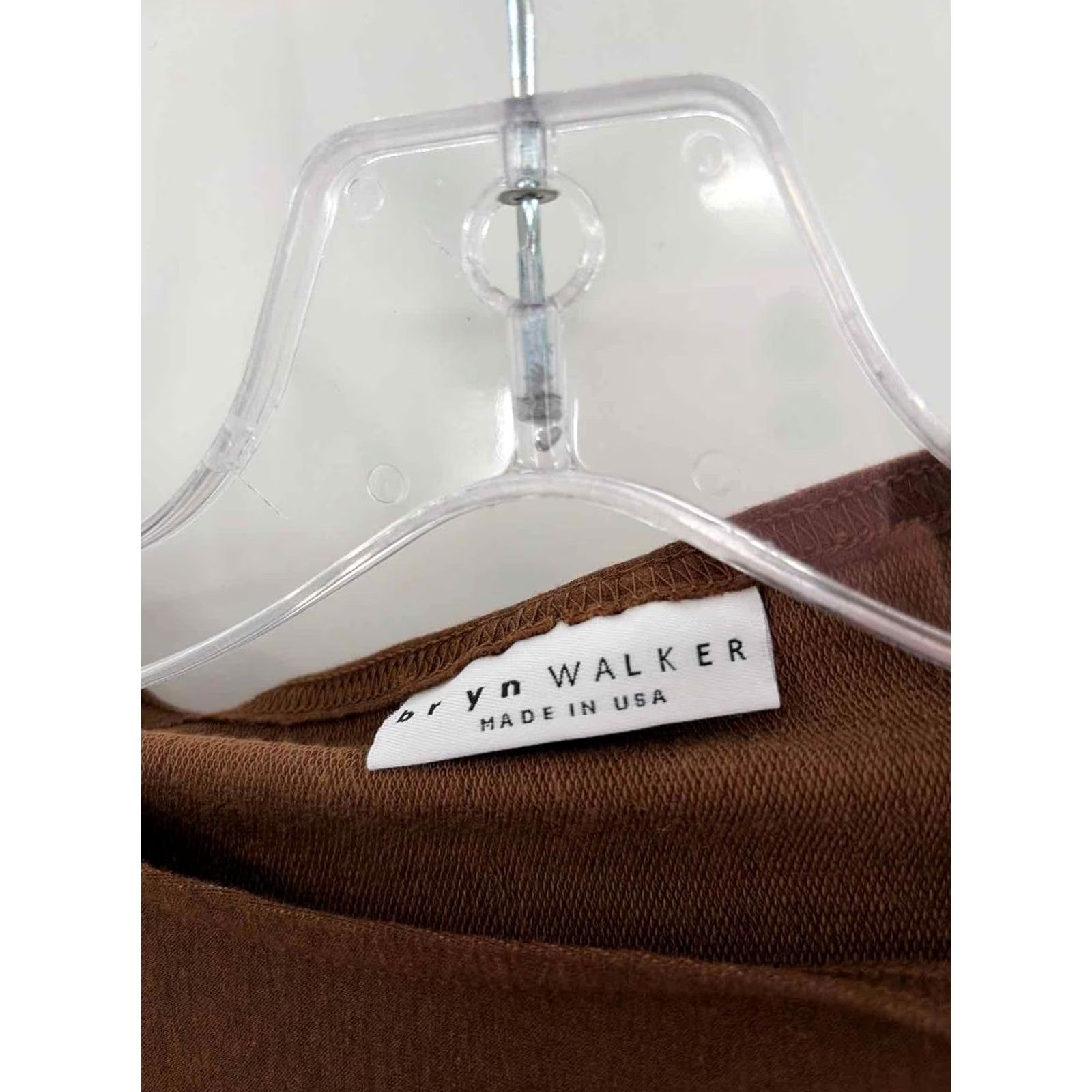 Vintage Bryn Walker Blouse Brown Large Regular Women? Size L / US 10 / IT 46 - 3 Thumbnail