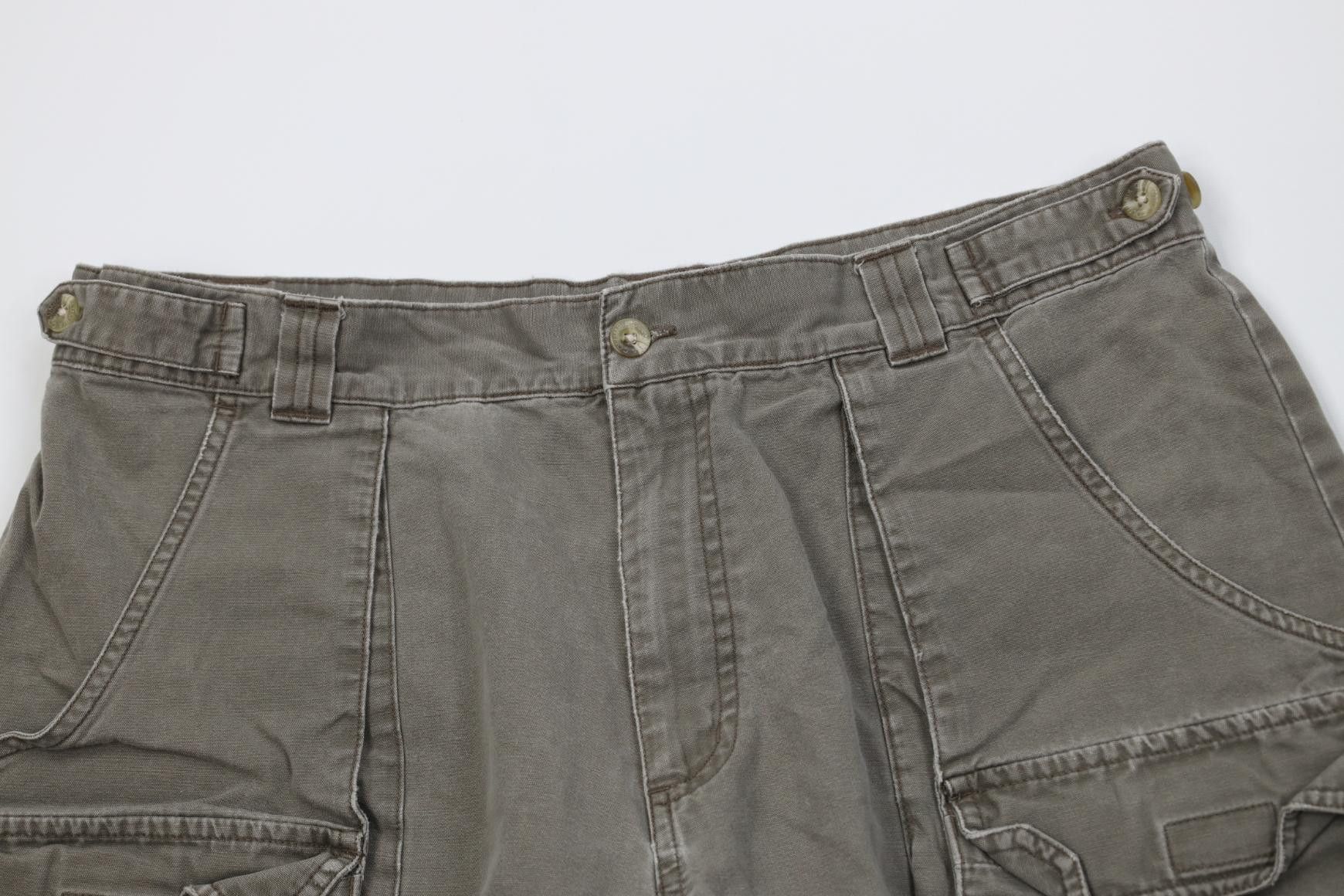 Columbia Vintage 90s Columbia Above Knee Canvas Cargo Shorts Cotton Size US 34 / EU 50 - 2 Thumbnail