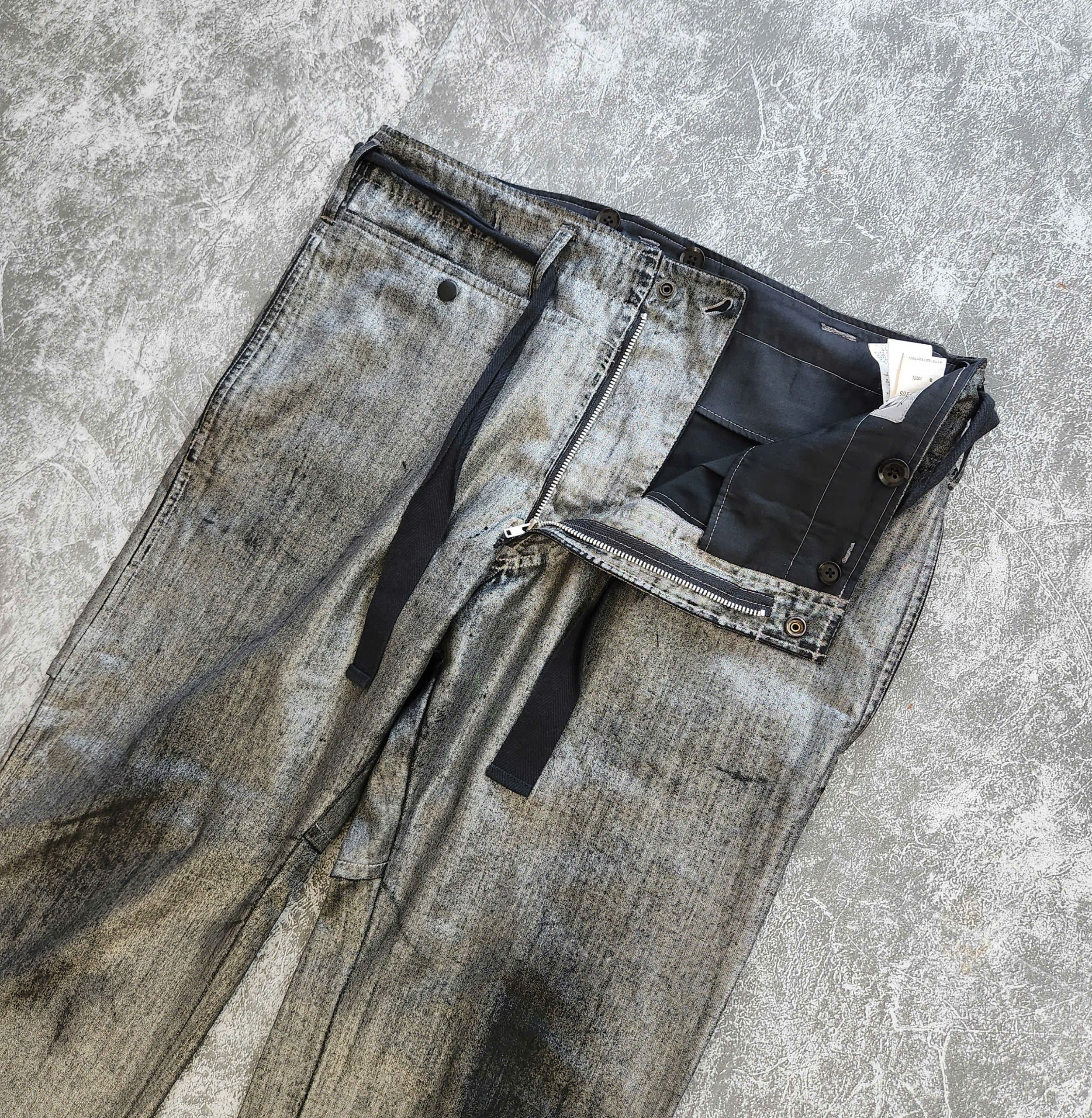 Yohji Yamamoto Yohji Yamamoto SS2007 runway metallic trousers Size US 32 / EU 48 - 5 Thumbnail