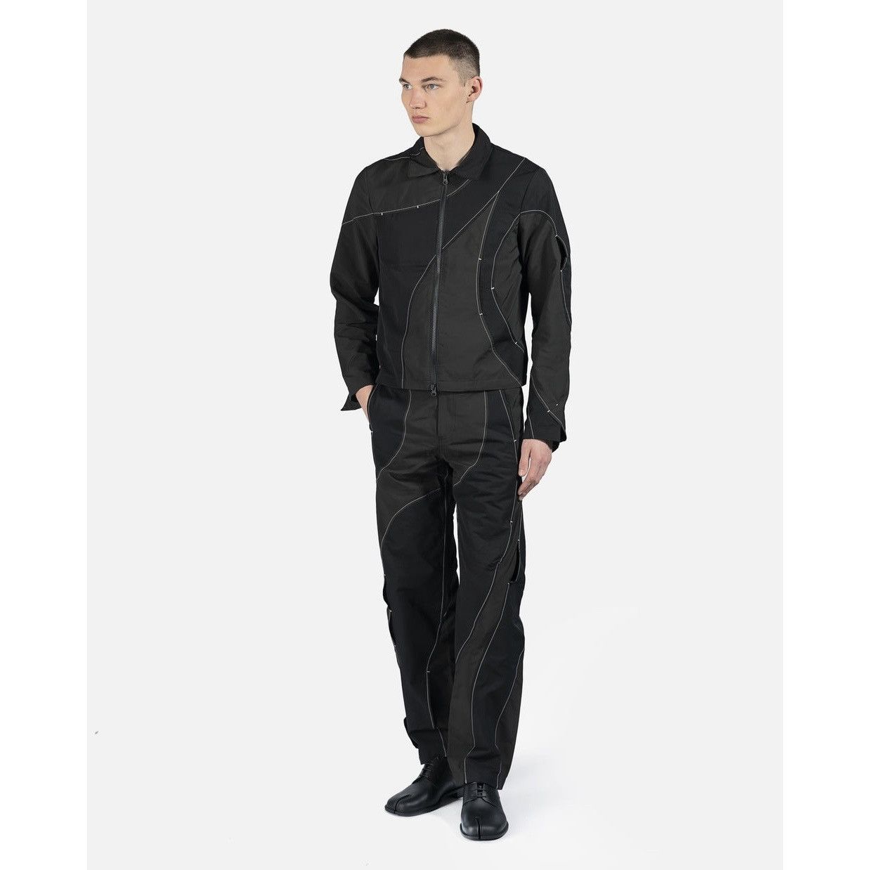 POST ARCHIVE FACTION (PAF) 4.0+ Jacket Center zip drizzler contrast stitch technical Size US M / EU 48-50 / 2 - 20 Thumbnail