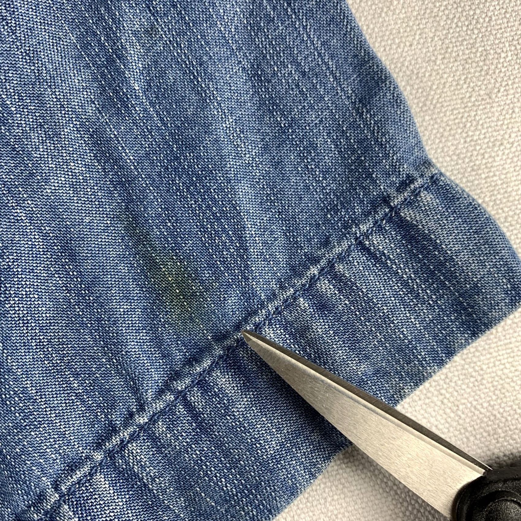 CLOT CLOTH & STONEWOMENS XS LONG SLEEVE BLUE CHAMBRAY BACK BUTTON UP SHIRT Size XS / US 0-2 / IT 36-38 - 6 Thumbnail