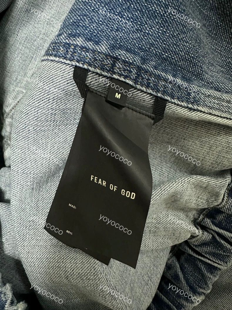 Fear of God Fear of God Season 6 streamer denim jacket Size US M / EU 48-50 / 2 - 5 Thumbnail