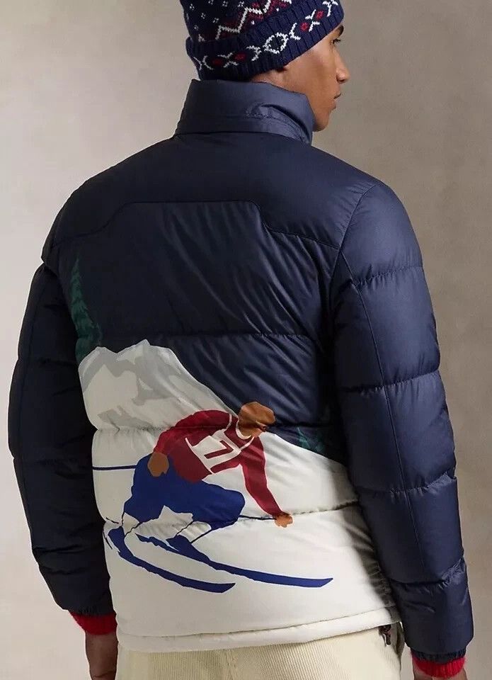 Polo Ralph Lauren Polo Ralph Lauren Gorham Ski-Print Down Puffer Jacket Size L Size US L / EU 52-54 / 3 - 4 Thumbnail