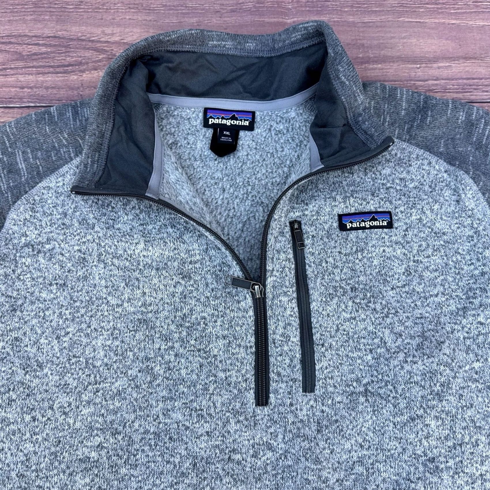 Patagonia Patagonia Better Sweater 1/4 Zip Jacket Mens Size 2XL Grey Nickel Forge Size US XXL / EU 58 / 5 - 4 Thumbnail