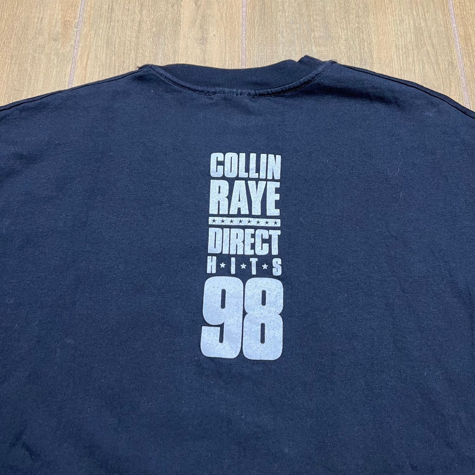 Hanes Vintage 90s Collin Raye "Direct Hits" t-shirt Men Sz XL Size US XL / EU 56 / 4 - 8 Thumbnail