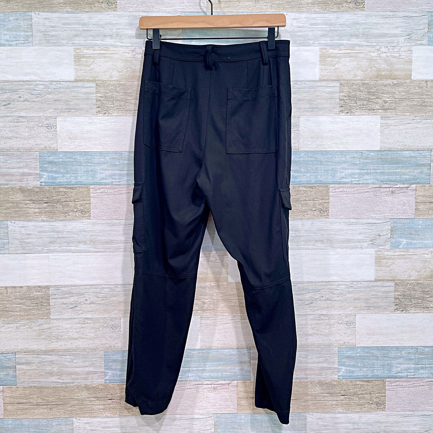 Banana Republic Banana Republic Slim Refined Stretch Cargo Ankle Pants Black Size 26" / US 2 / IT 38 - 3 Thumbnail