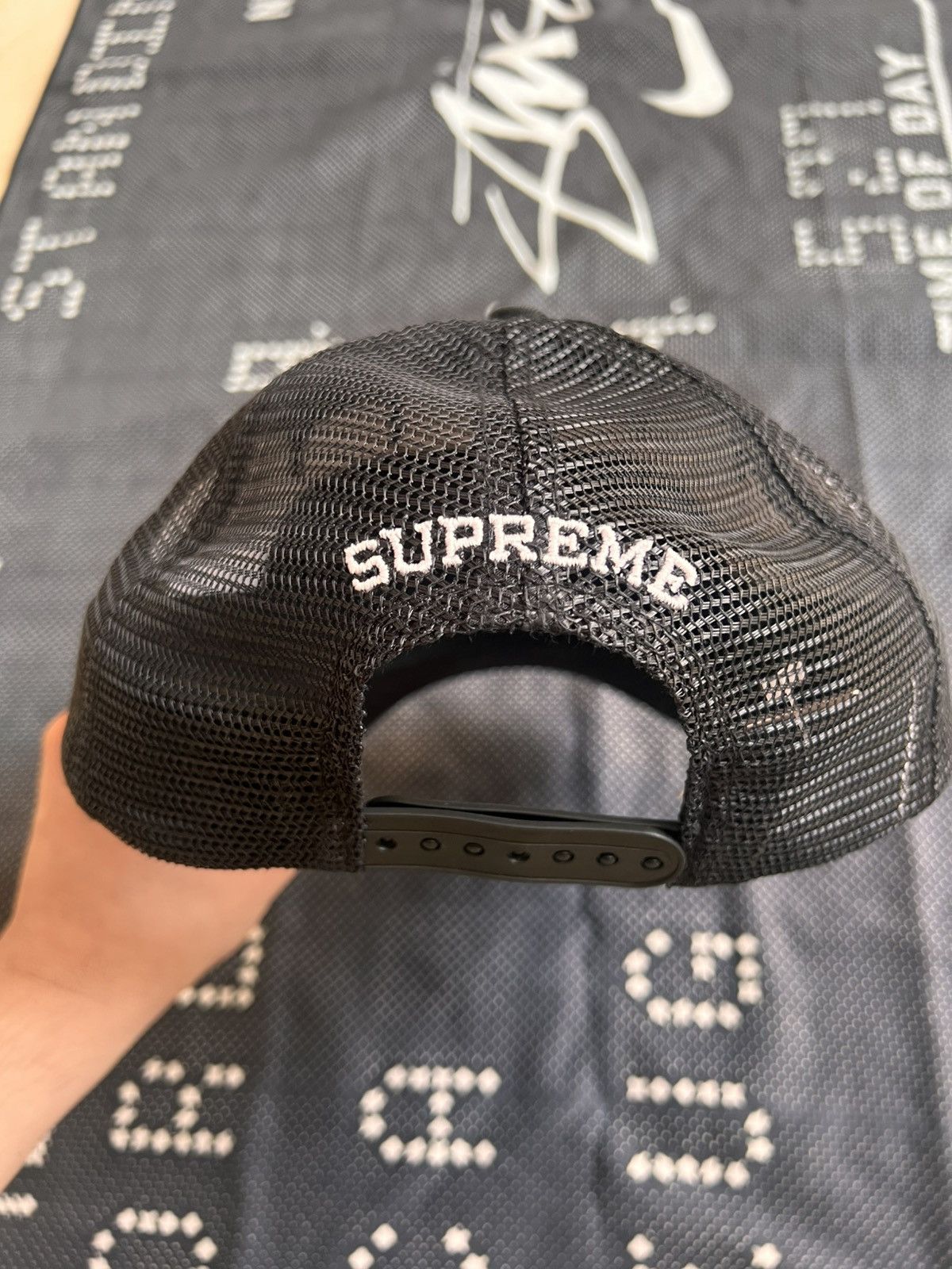 Supreme Supreme Misfits Mesh Back 6-Panel Trucker Hat Black SS26 cap Size ONE SIZE - 12 Thumbnail