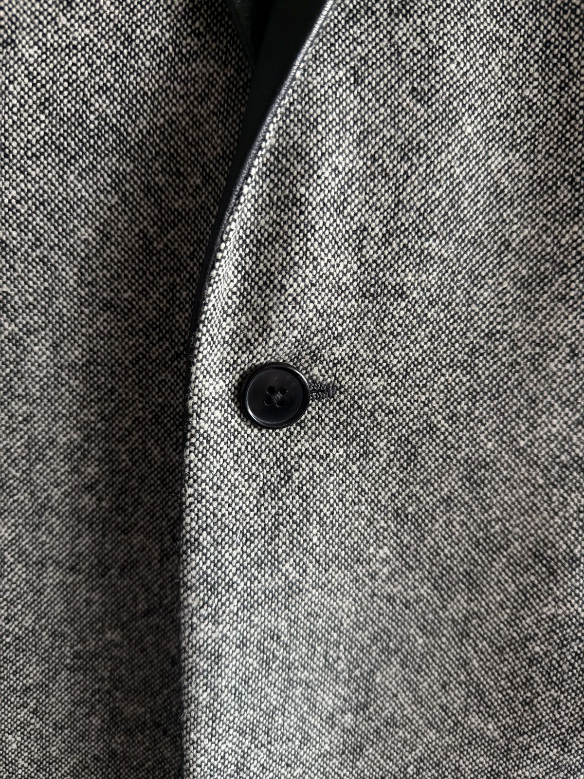Hedi Slimane × Saint Laurent Paris FW13 Saint Laurent Paris Wool Leather Blazer Jacket 50 Size 50R - 5 Thumbnail