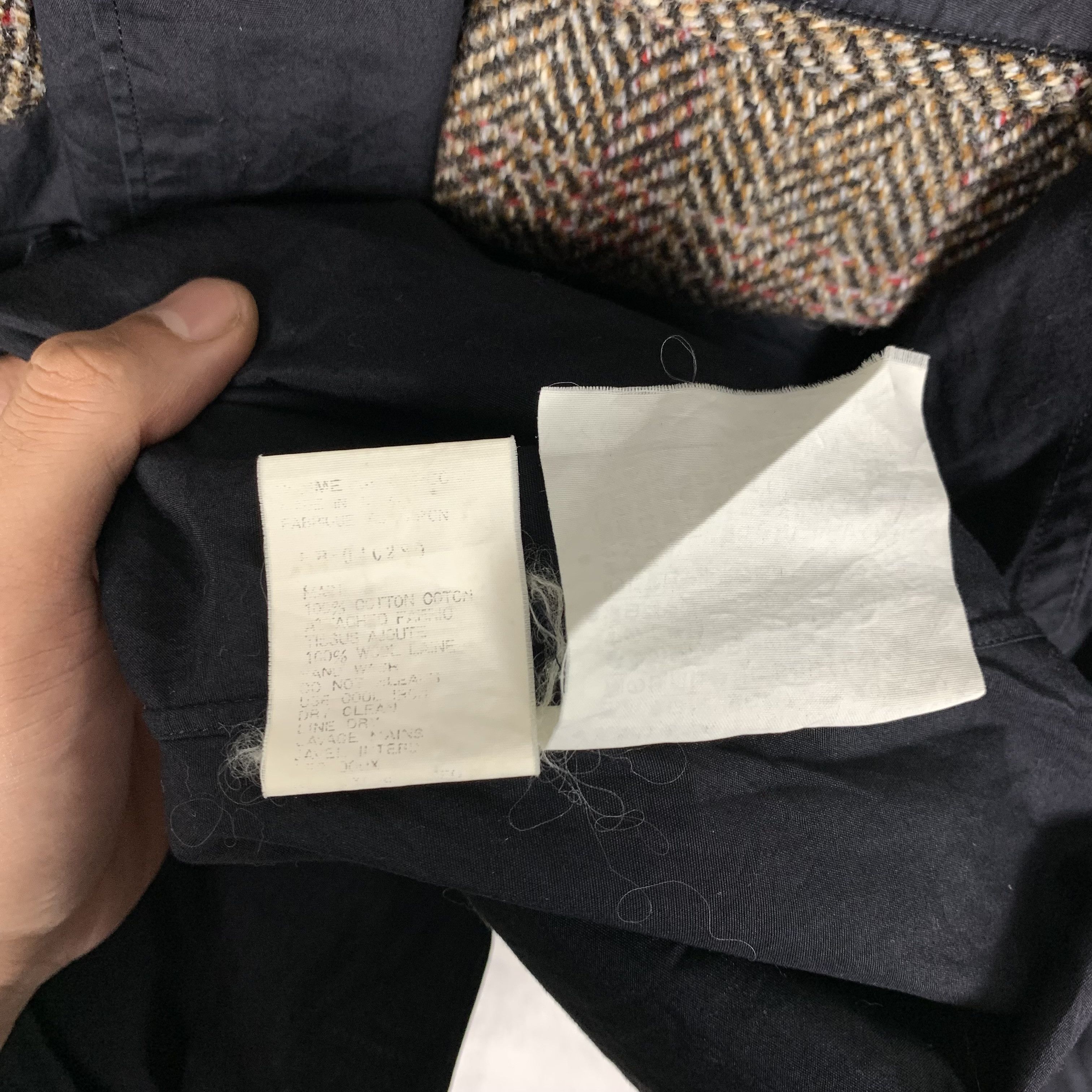 Comme des Garcons CDGH Comme Des Garcons Homme Plus Black Shirt Size US M / EU 48-50 / 2 - 7 Thumbnail