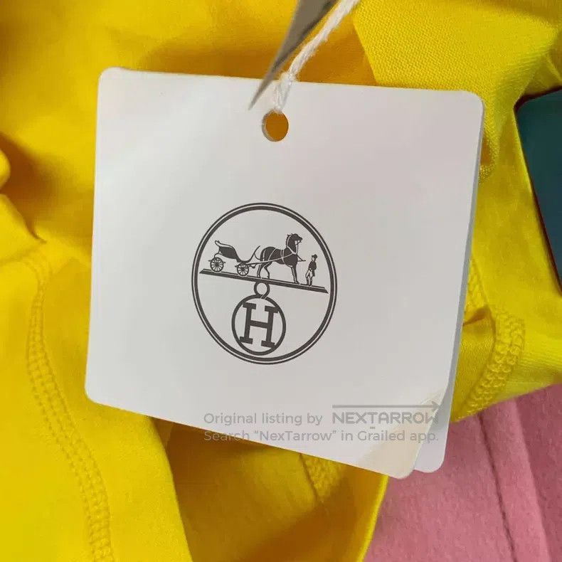 Hermes Hermes Cotton short sleeve, yellow Size M / US 6-8 / IT 42-44 - 7 Thumbnail