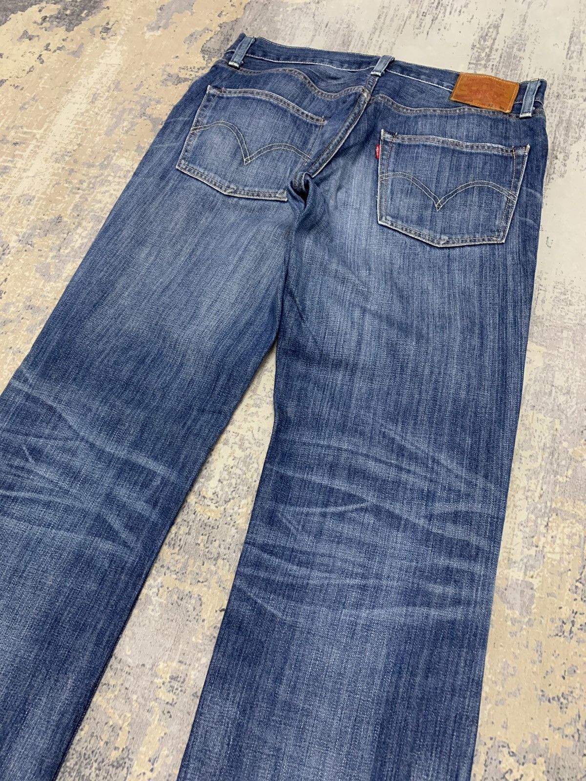 Levi's Vintage Levi's 502 Distressed Straight Jeans Size US 33 - 12 Thumbnail