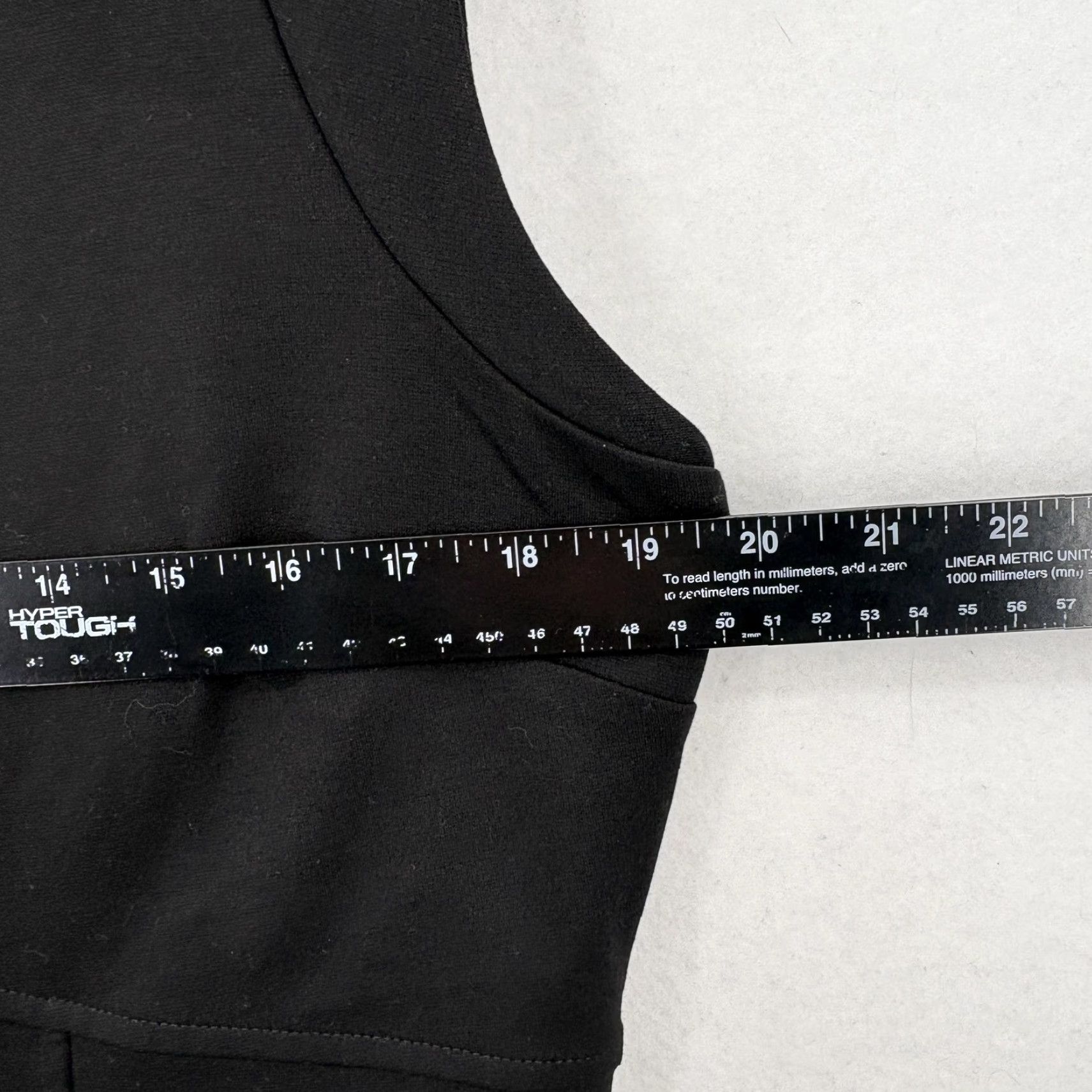 Talbots Talbots Dress Womens 12P Black Sleeveless Fit & Flare Knit Midi Work Career NWT Size XL / US 12-14 / IT 48-50 - 7 Thumbnail