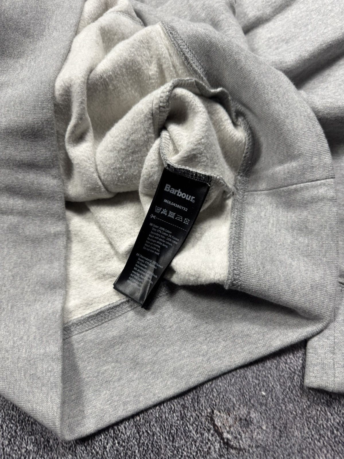Barbour Barbour 1/4 Zip Grey Sweatshirt Size US L / EU 52-54 / 3 - 6 Thumbnail