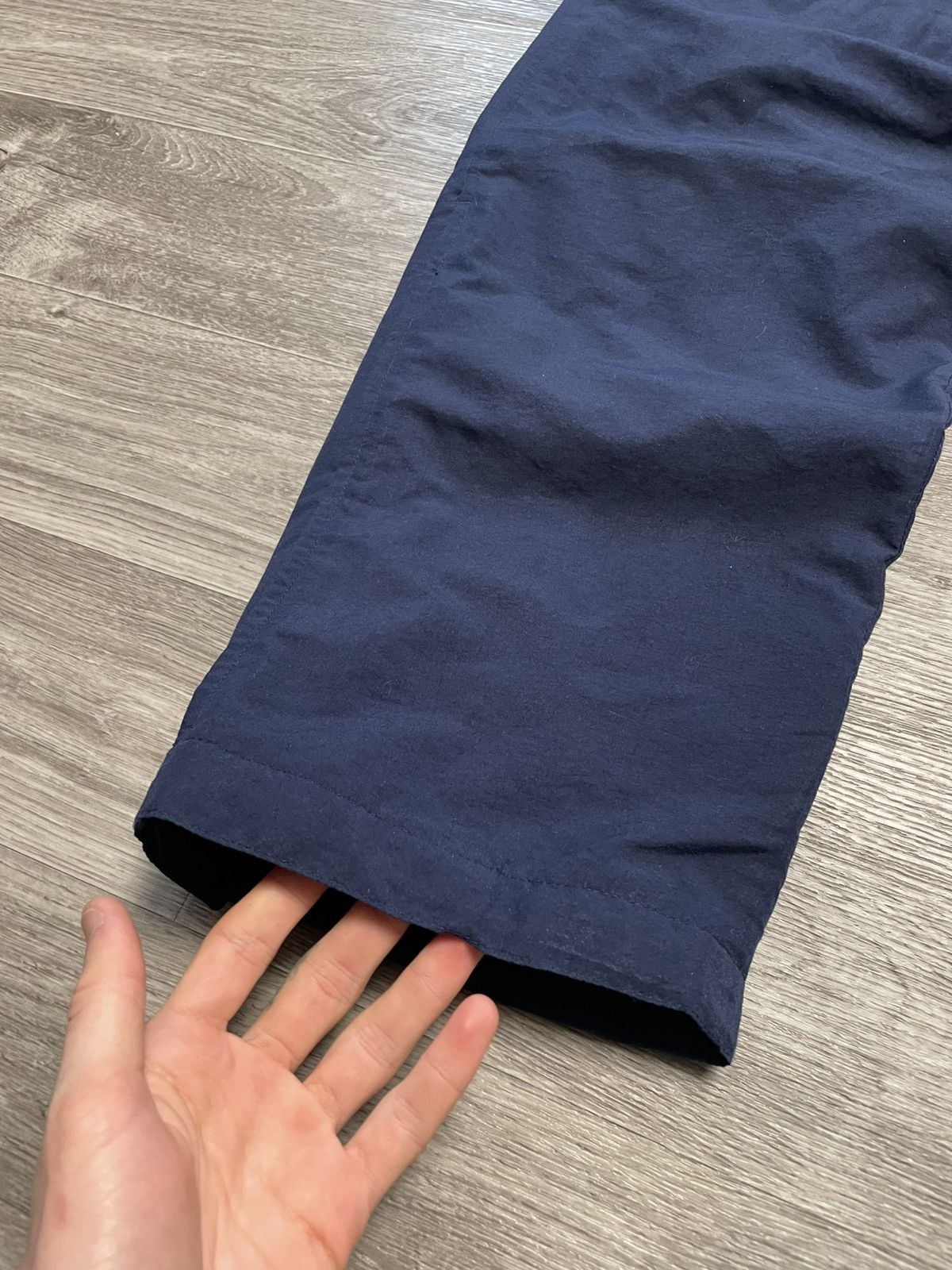 Nike Vintage Nike Navy Blue Parachute Pants Drill Y2K Size US 32 / EU 48 - 6 Thumbnail