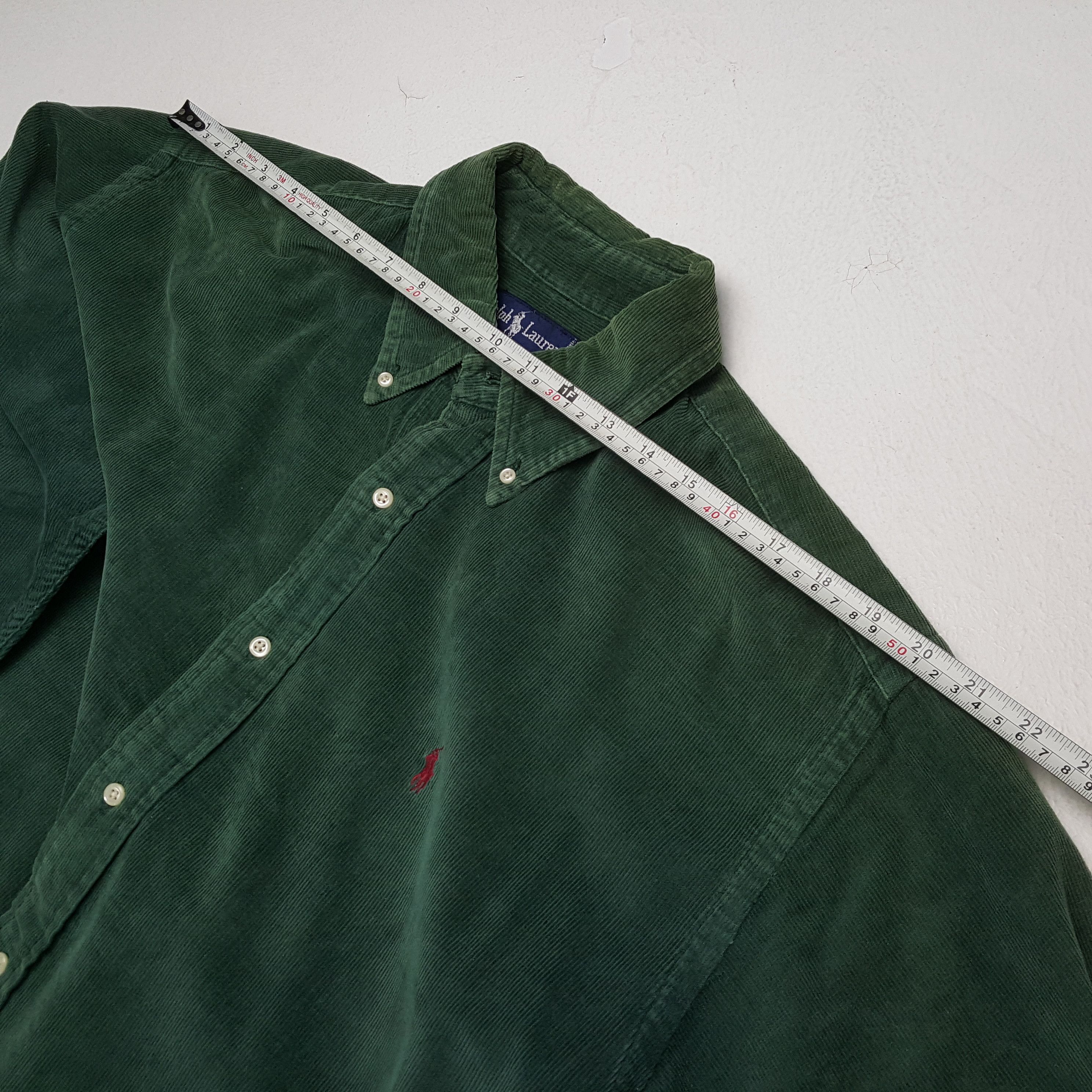 Polo Ralph Lauren × Vintage Vintage POLO by RALPH LAUREN Fashion Brand Velvet Shirts Size US XXL / EU 58 / 5 - 4 Thumbnail